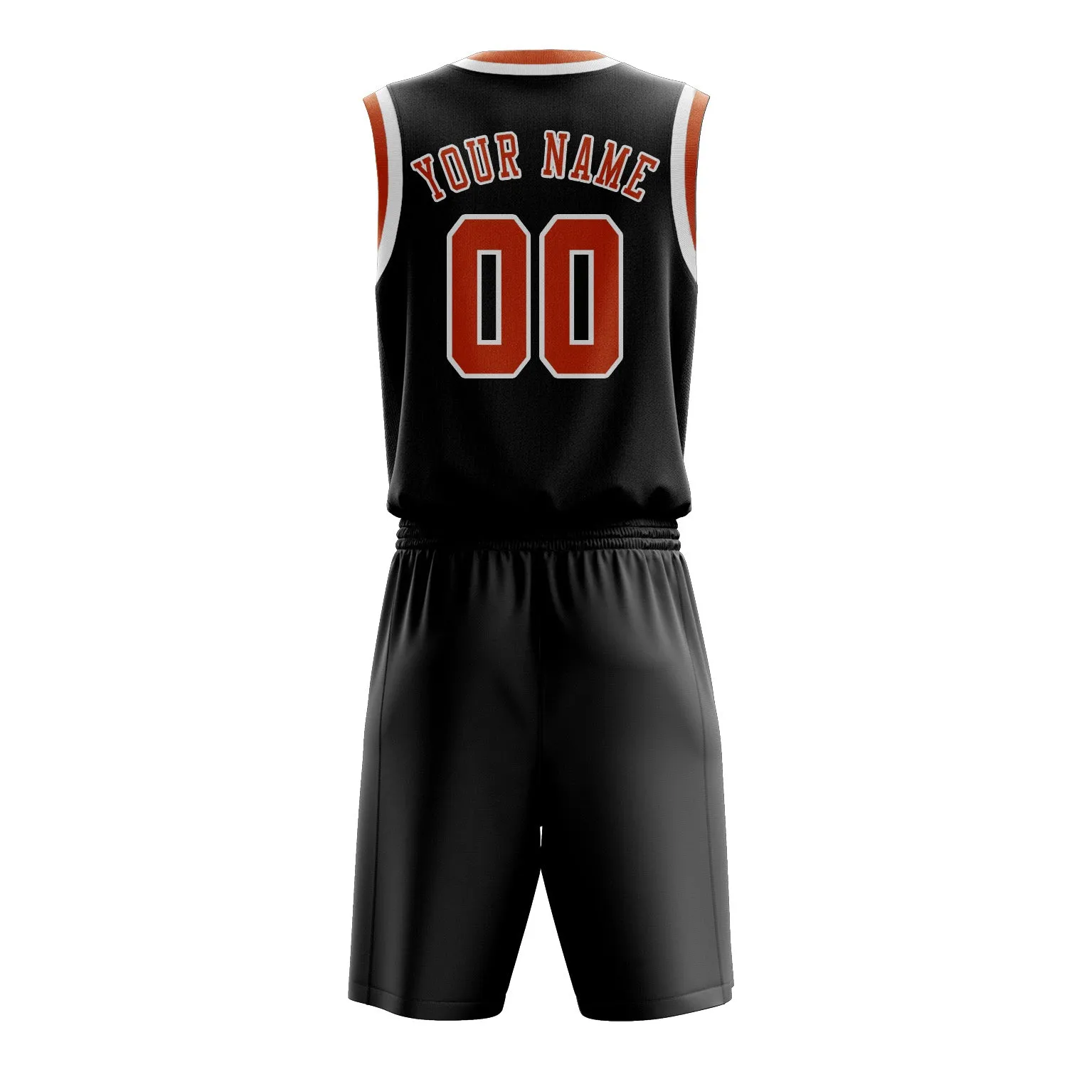 Custom Black Orange Basketball Set sold by Tailorly product image thumbnail 3