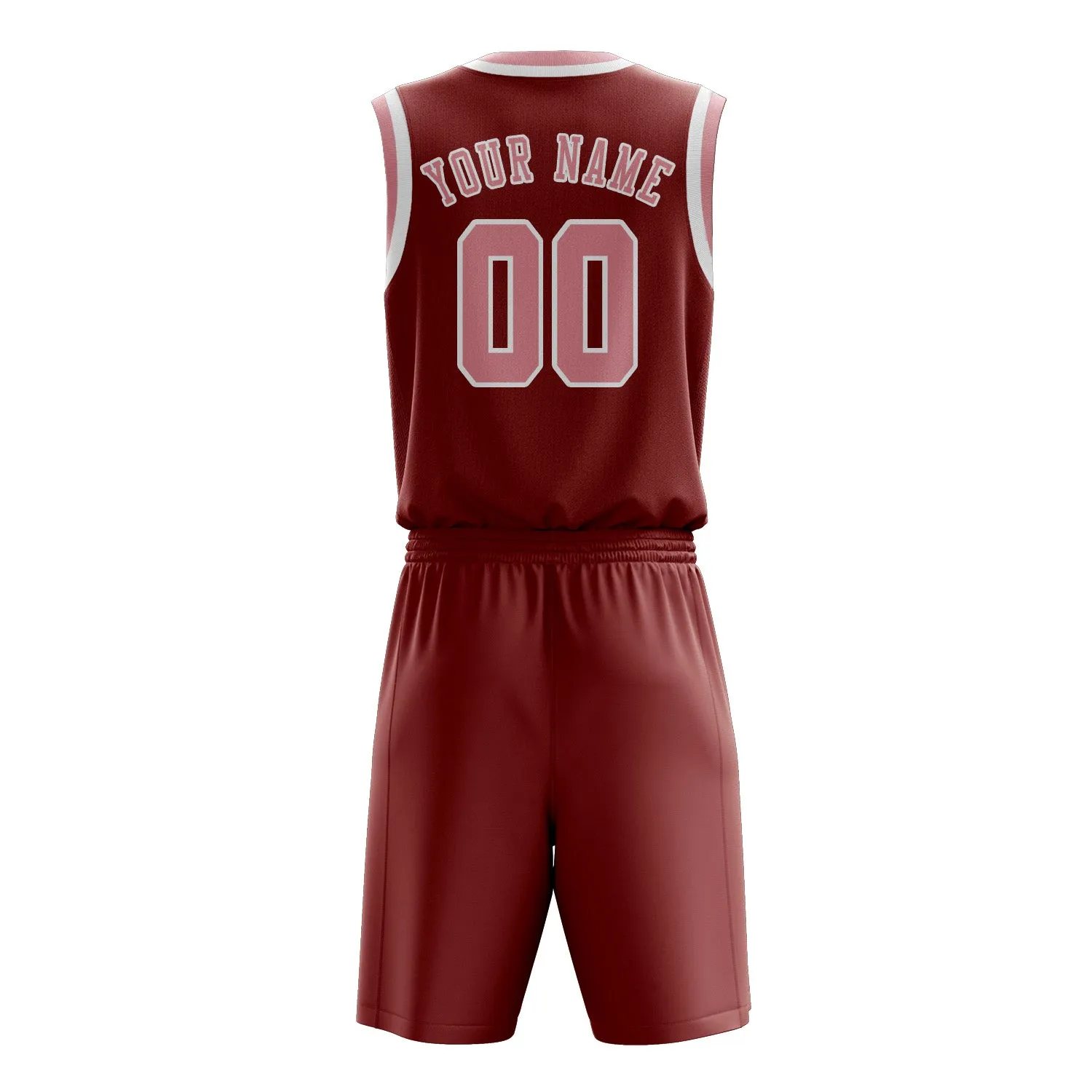 Custom Coral Red Light Pink Basketball Set sold by Tailorly product image thumbnail 3