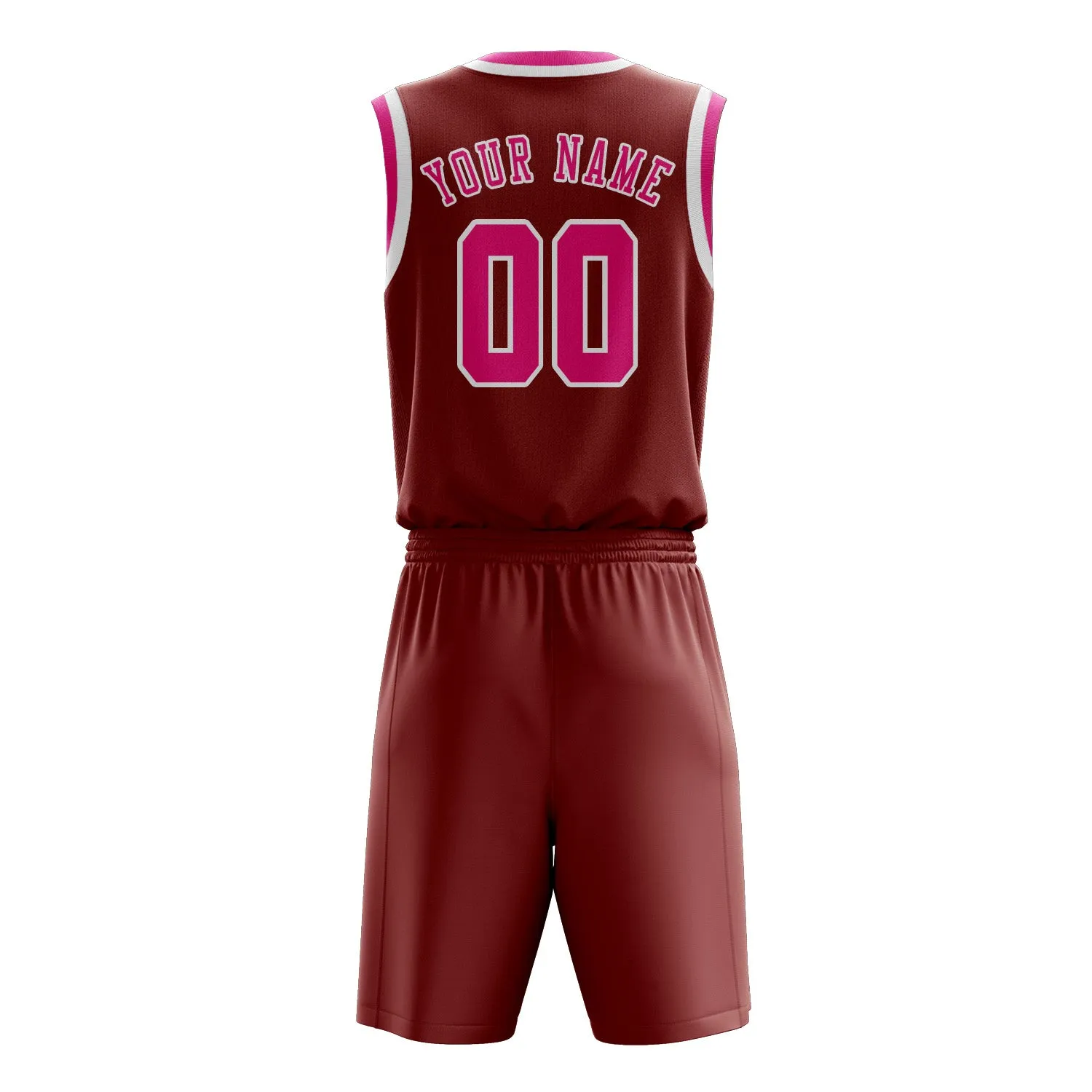 Custom Coral Red Pink Basketball Set sold by Tailorly product image thumbnail 3