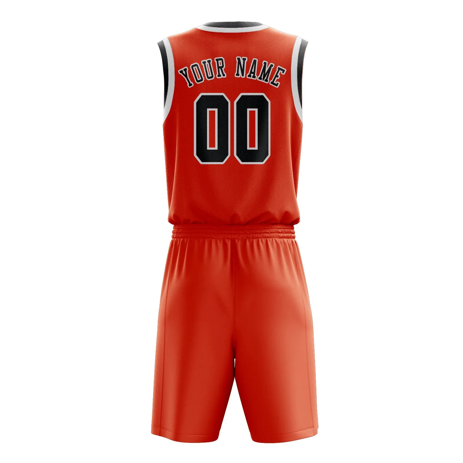 Custom Orange Red Dark Grey Basketball Set sold by Tailorly product image thumbnail 3