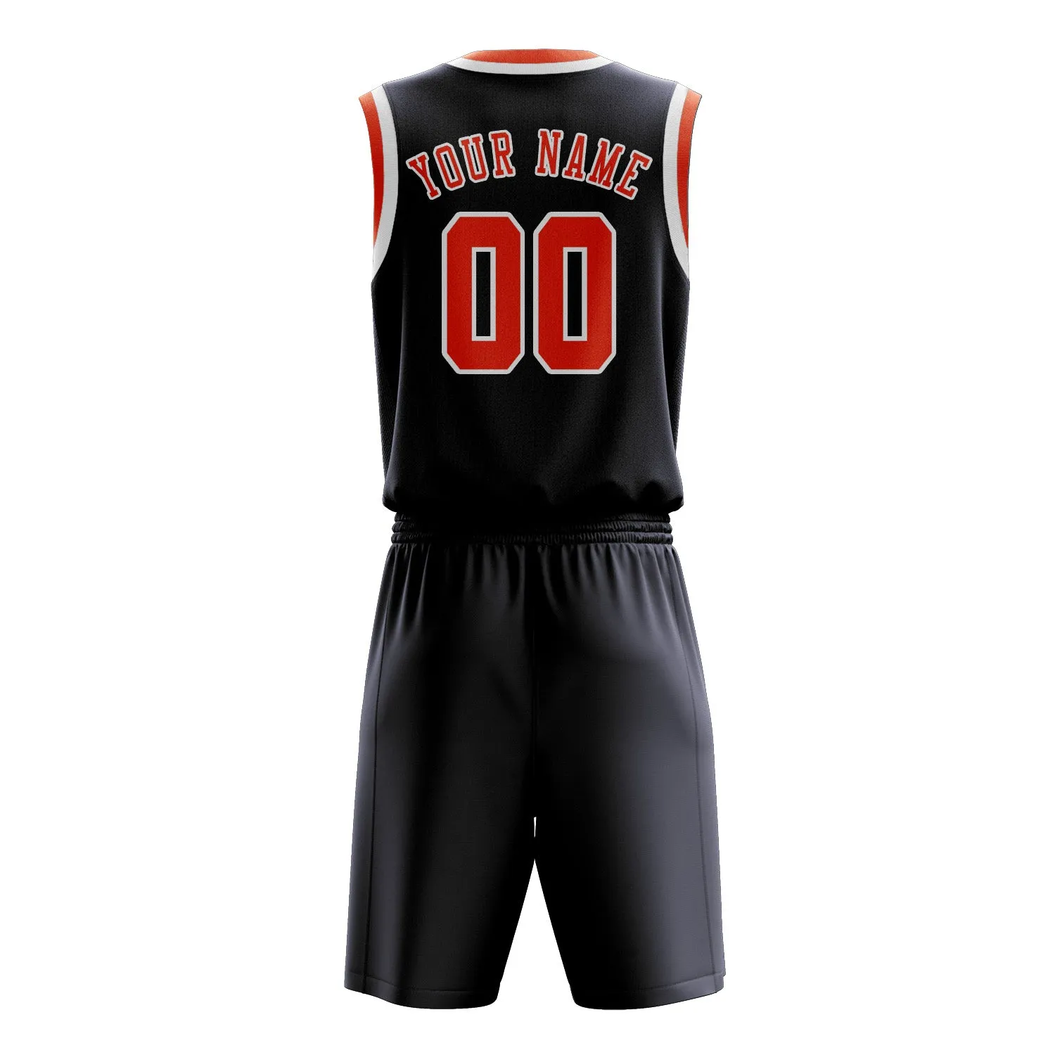 Custom Navy Orange Red Basketball Set sold by Tailorly product image thumbnail 3