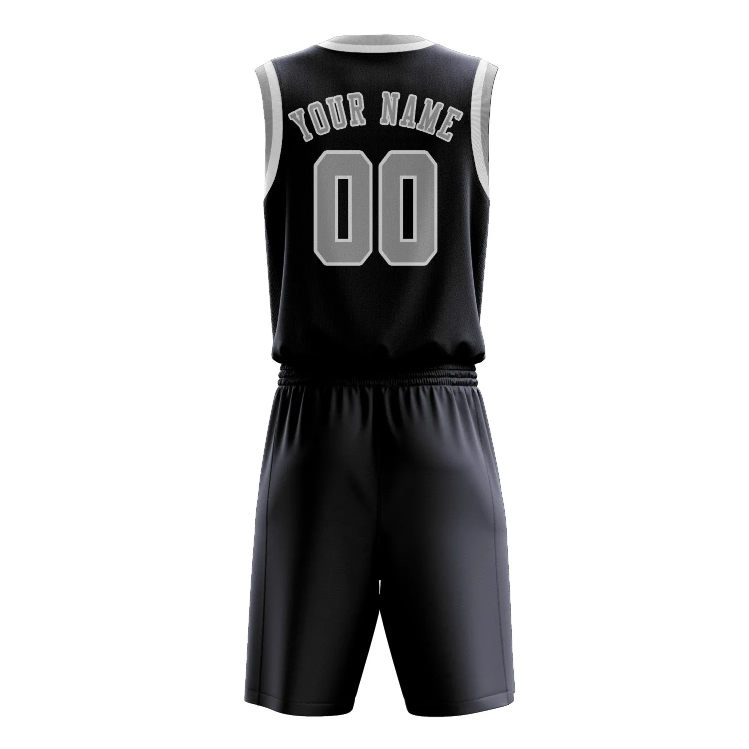 Custom Navy Gray Basketball Set sold by Tailorly product image thumbnail 3