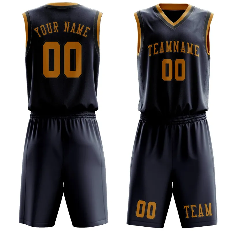 Custom Blue Yellow Basketball Set made by Tailorly