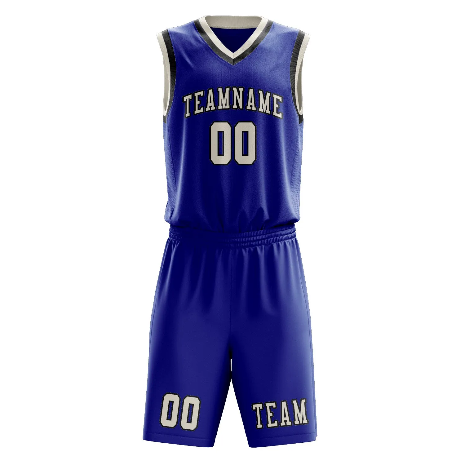 Custom Sky Blue Cream Basketball Set sold by Tailorly product image thumbnail 2