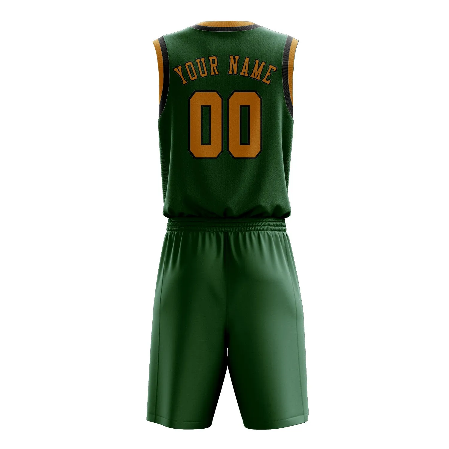 Custom Green Yellow Basketball Set sold by Tailorly product image thumbnail 3
