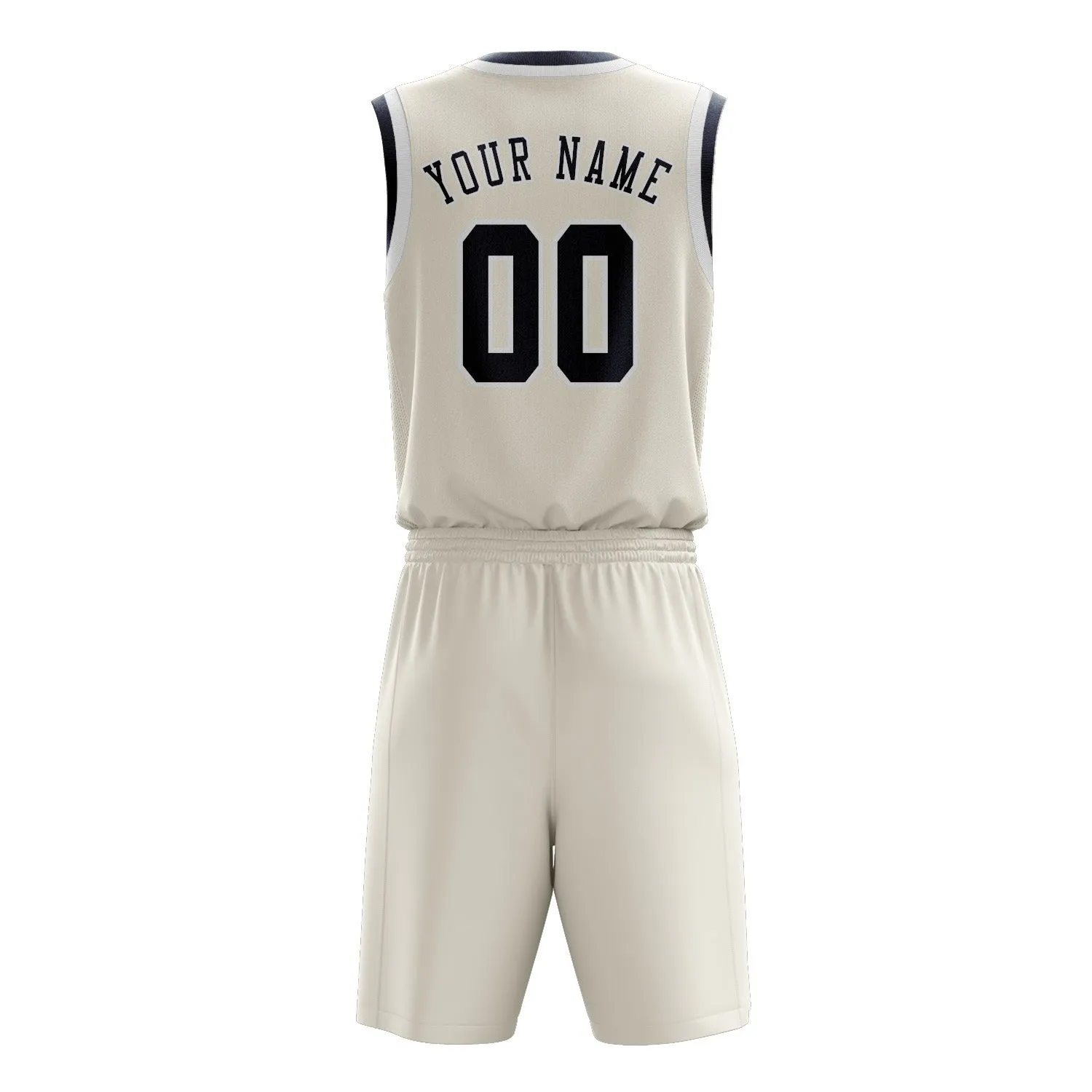 Custom Cream Blue Basketball Set sold by Tailorly product image thumbnail 3
