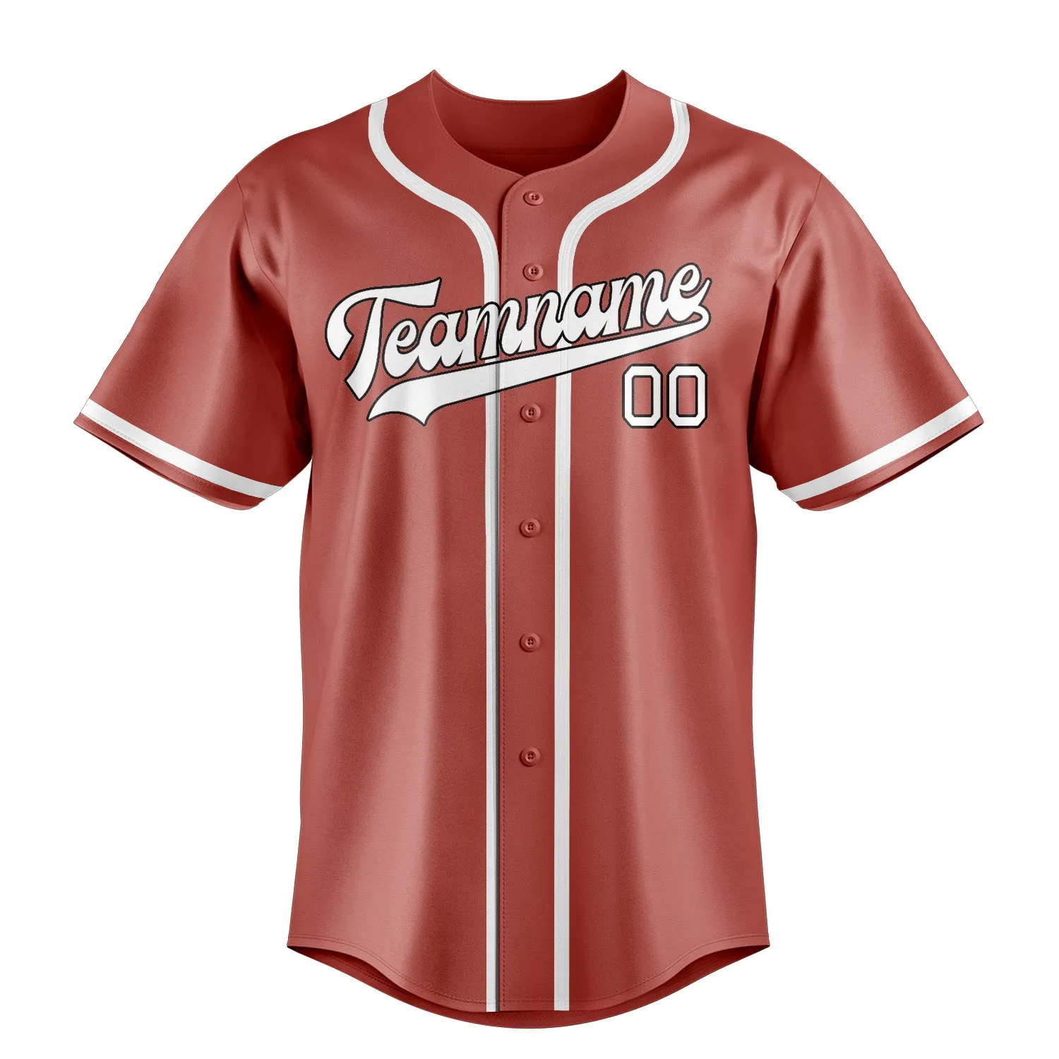 Custom Copper Rose White Baseball Jersey sold by Tailorly product image thumbnail 2