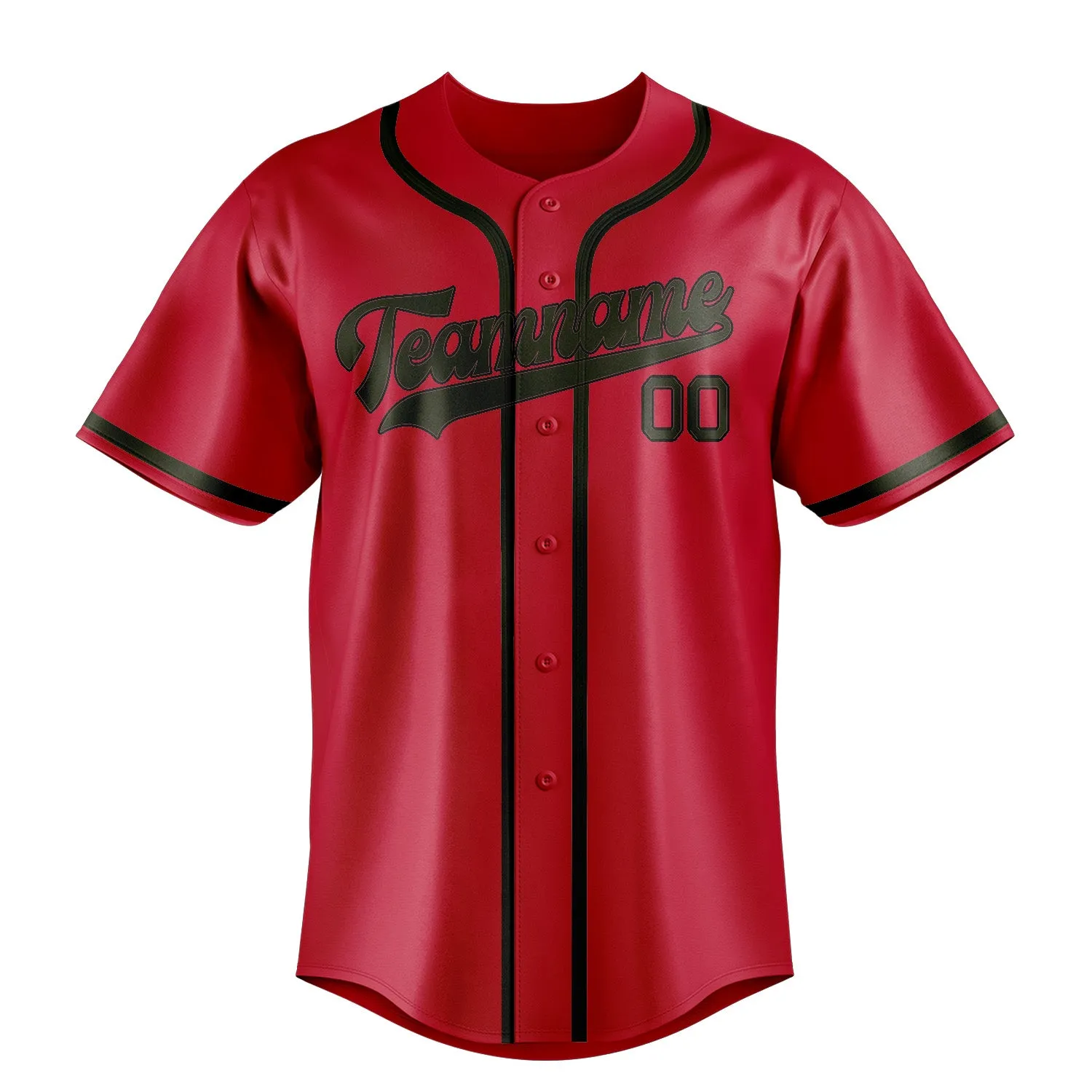 Custom Red Olive Baseball Jersey sold by Tailorly product image thumbnail 2