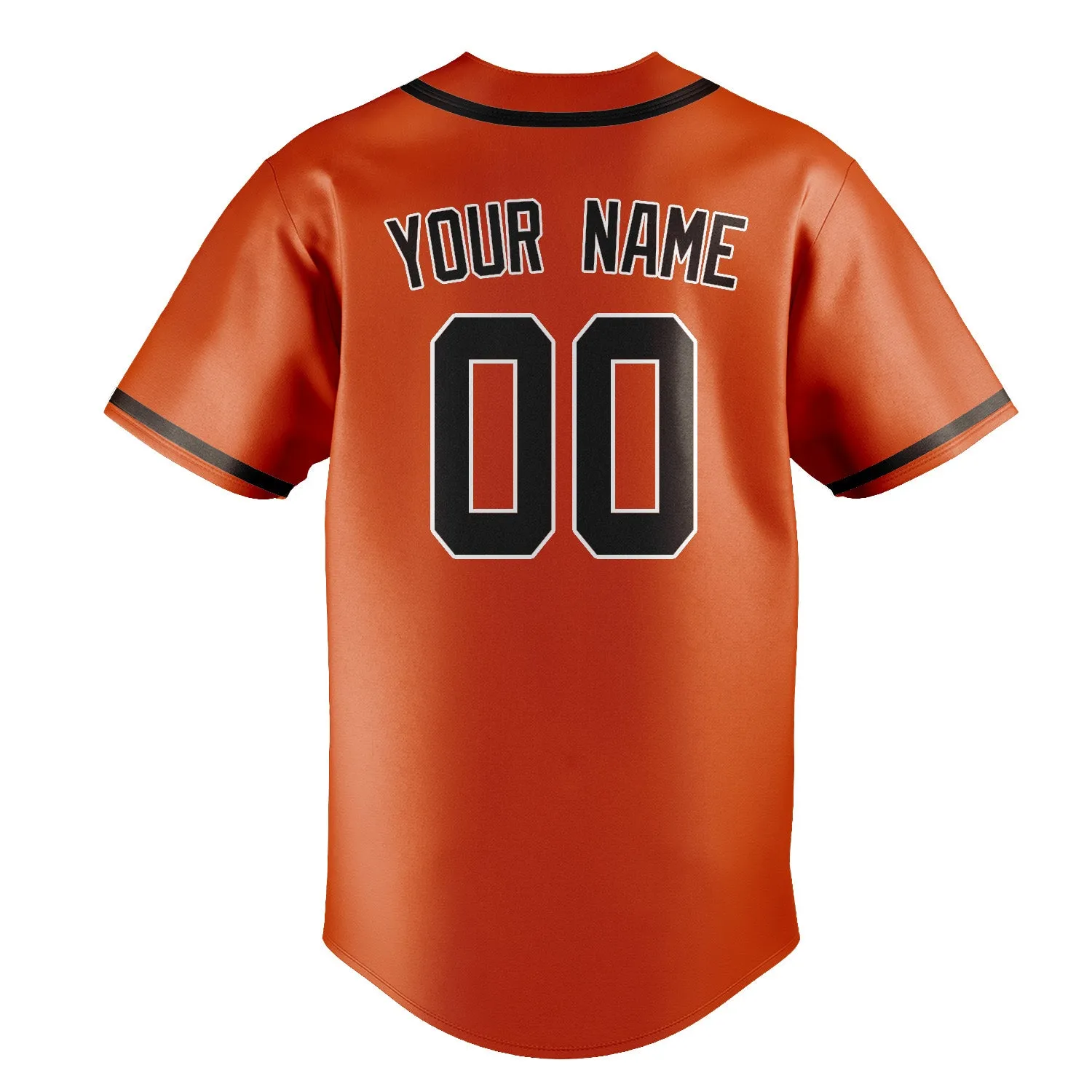 Custom Orange Red Brown Baseball Jersey sold by Tailorly product image thumbnail 3