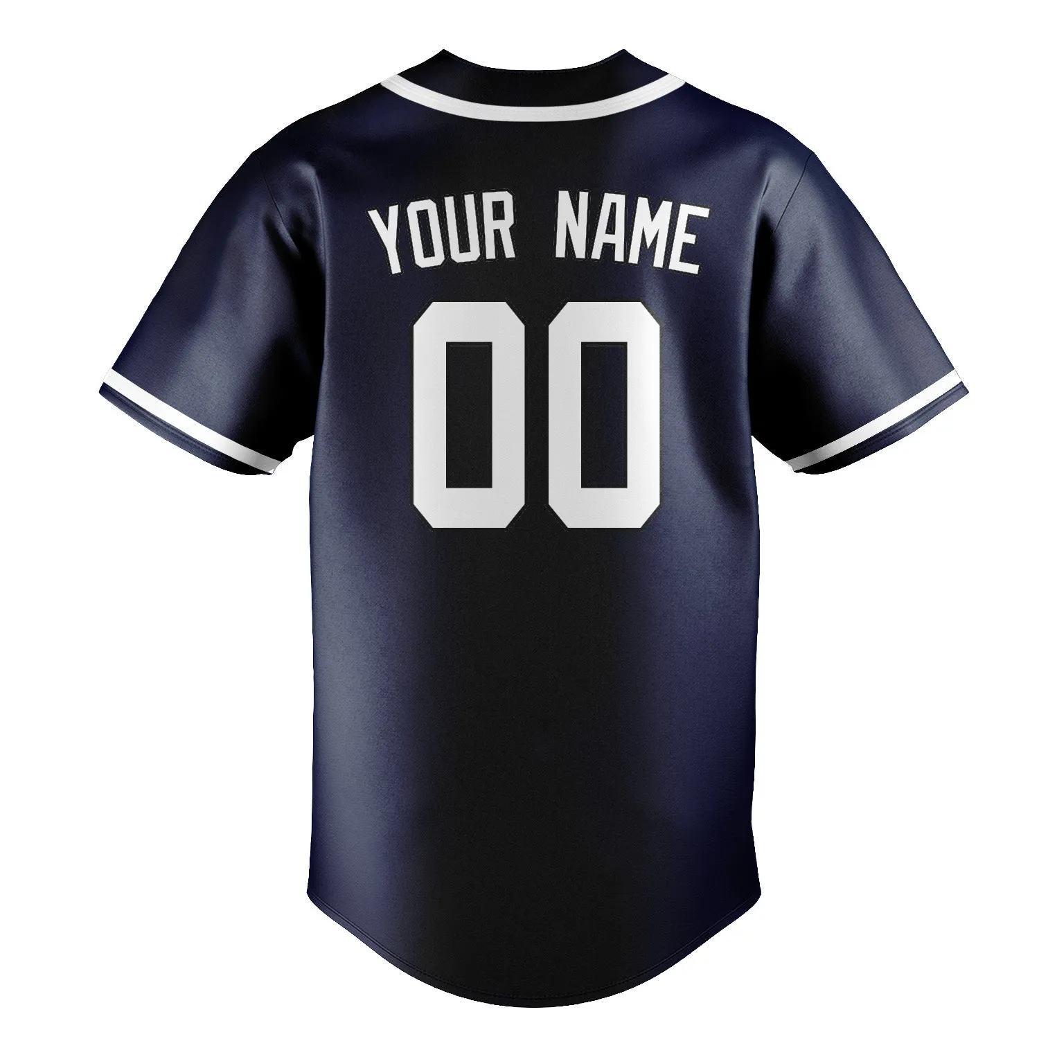Custom Blue White Baseball Jersey sold by Tailorly product image thumbnail 3