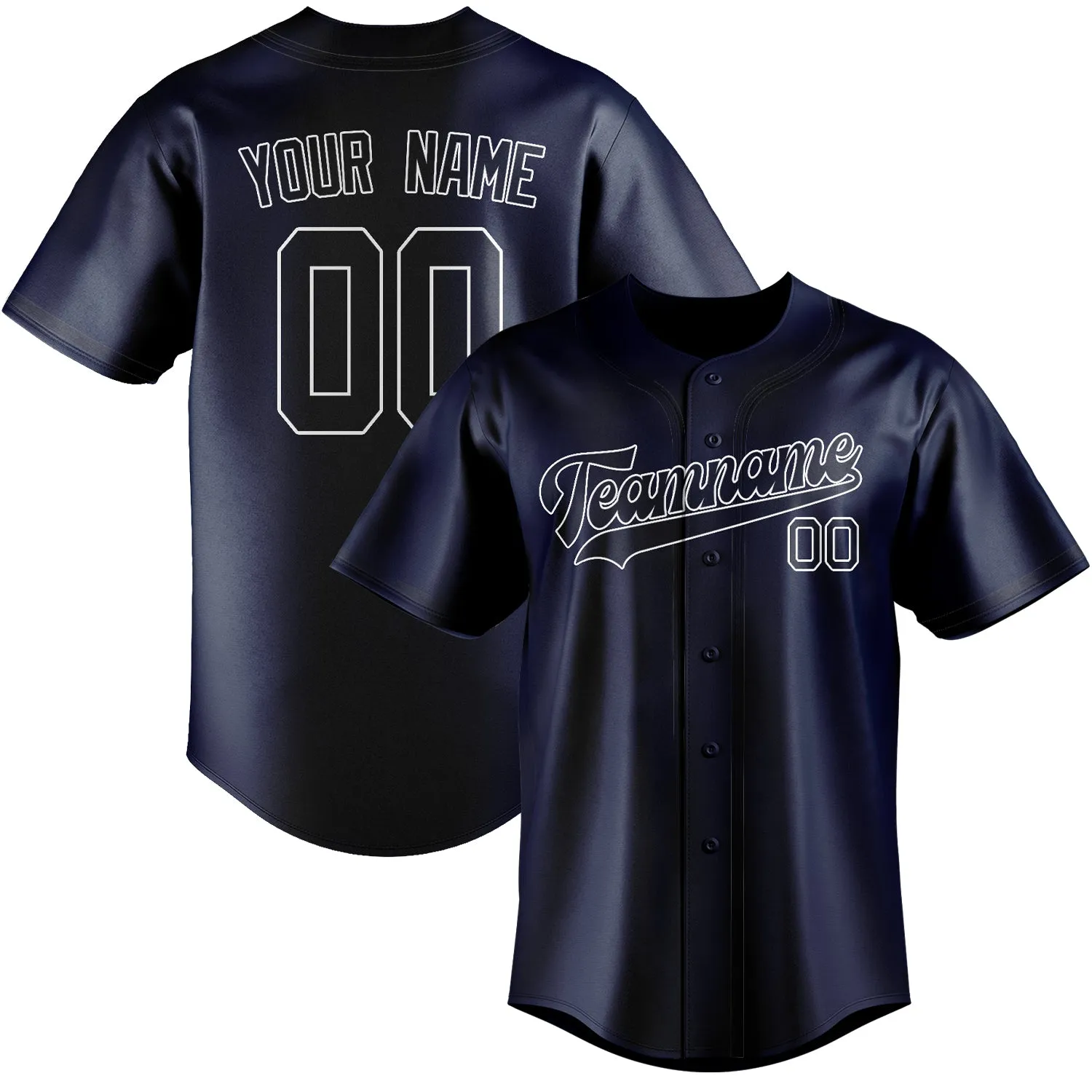 Custom Blue Navy Baseball Jersey sold by Tailorly