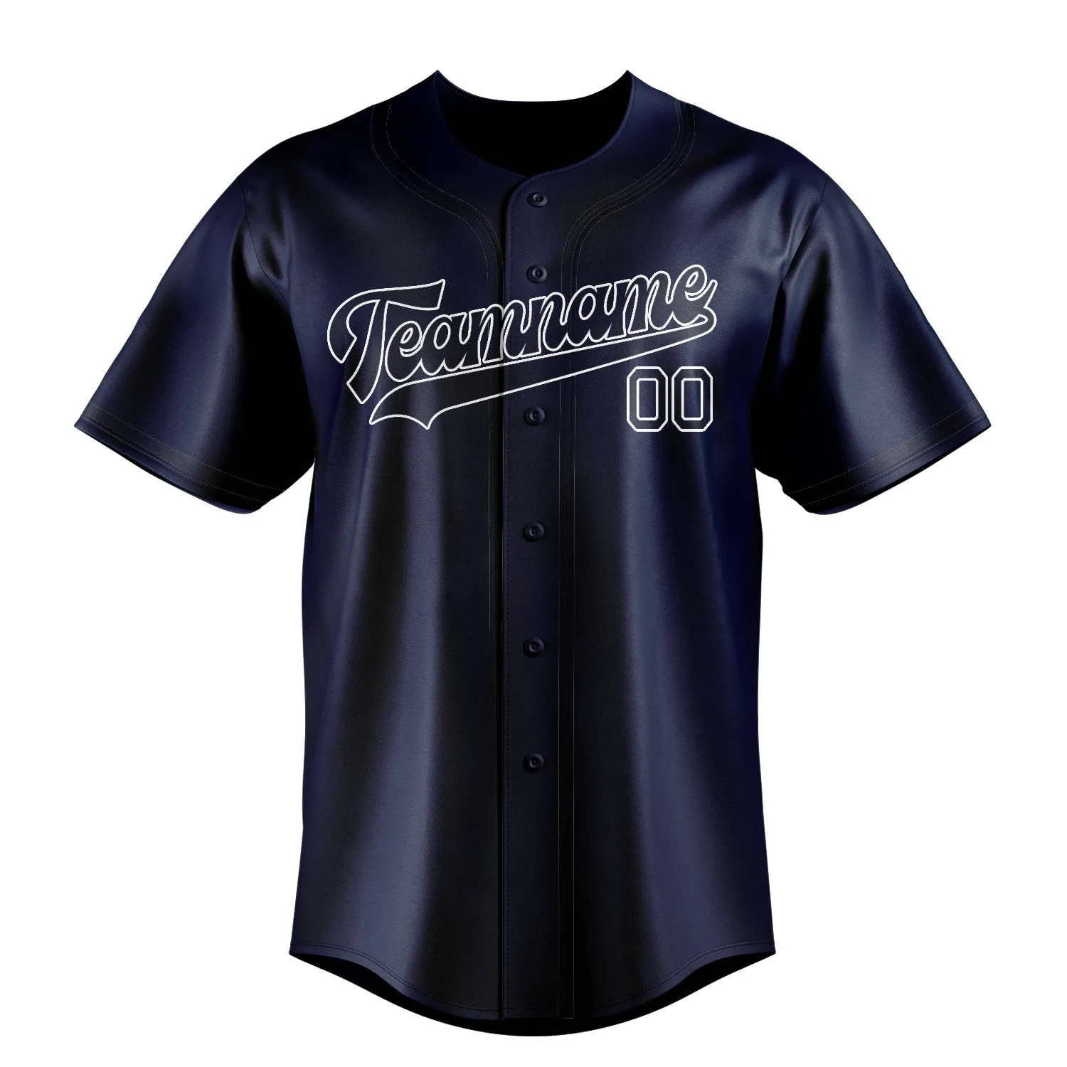 Custom Blue Navy Baseball Jersey sold by Tailorly product image thumbnail 2