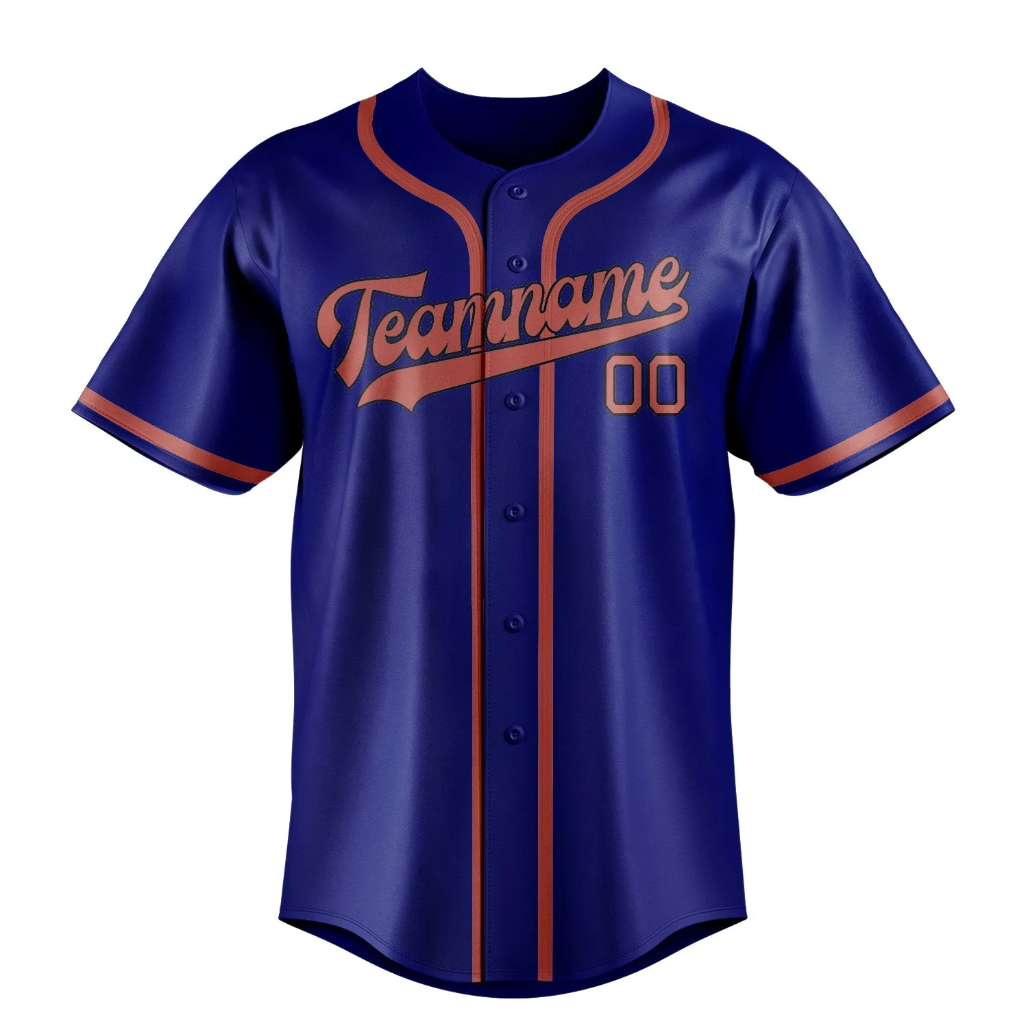 Custom Sky Blue Copper Rose Baseball Jersey sold by Tailorly product image thumbnail 2