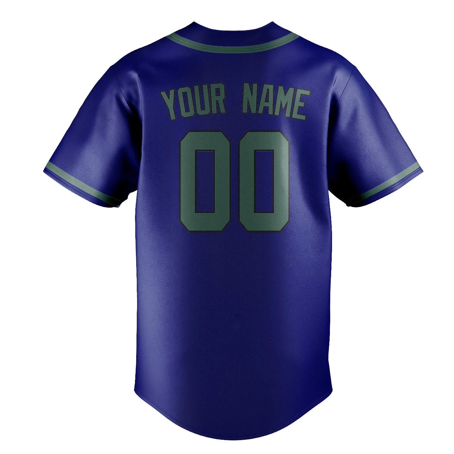 Custom Sky Blue Blue Green Baseball Jersey sold by Tailorly product image thumbnail 3