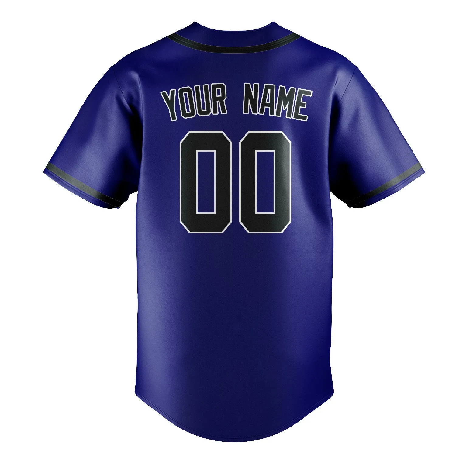 Custom Sky Blue Dark Grey Baseball Jersey sold by Tailorly product image thumbnail 3