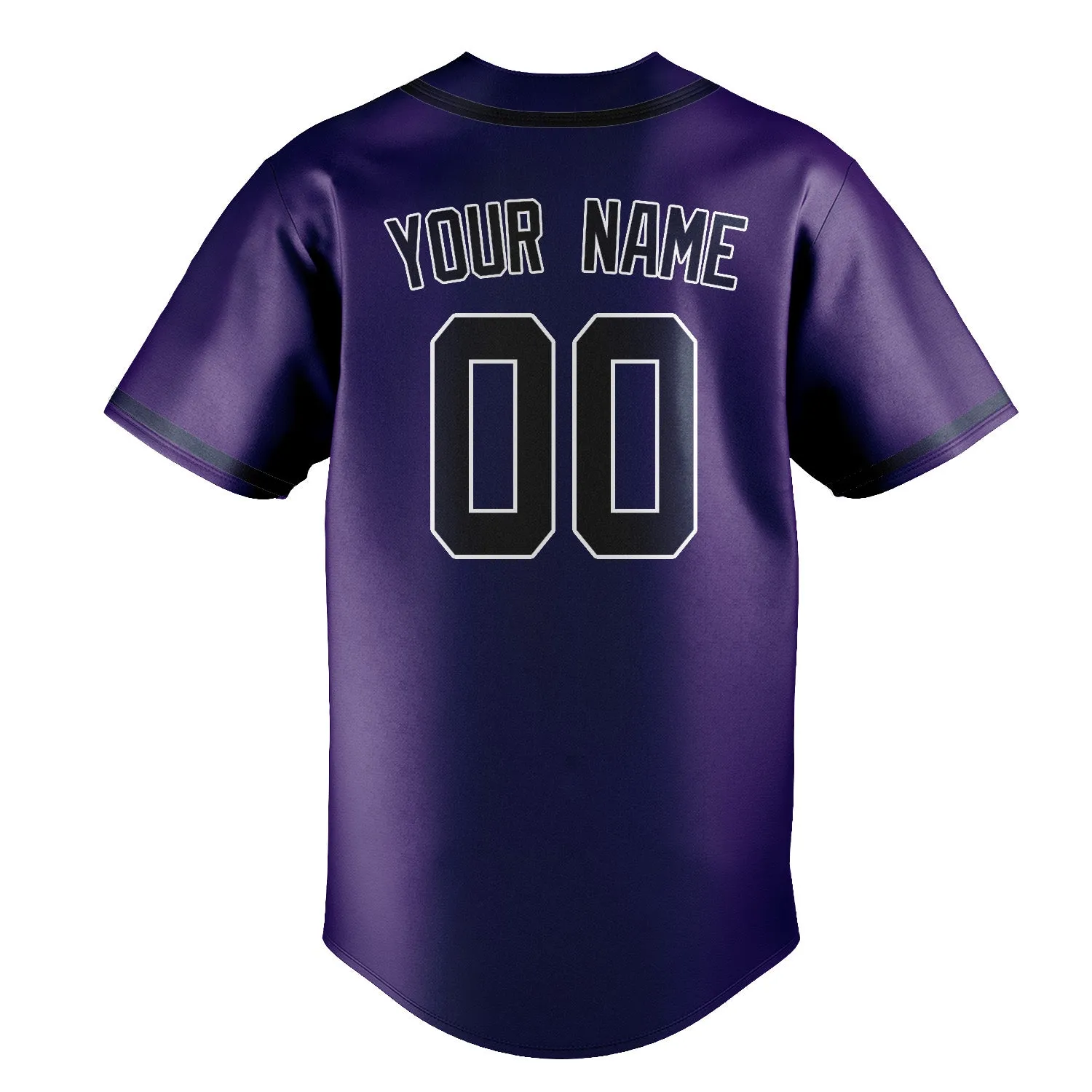 Custom Purple Blue Baseball Jersey sold by Tailorly product image thumbnail 3