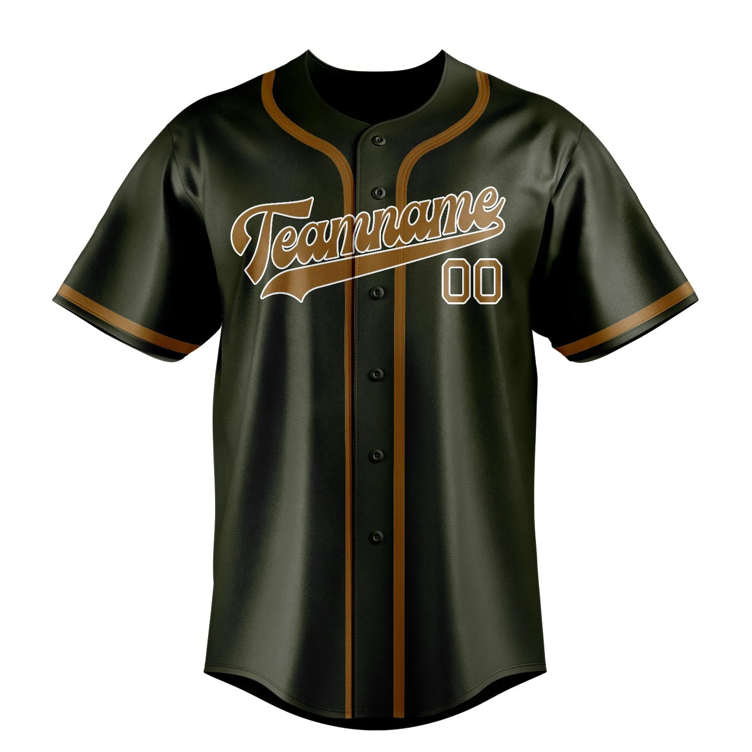Custom Olive Khaki Baseball Jersey sold by Tailorly product image thumbnail 2