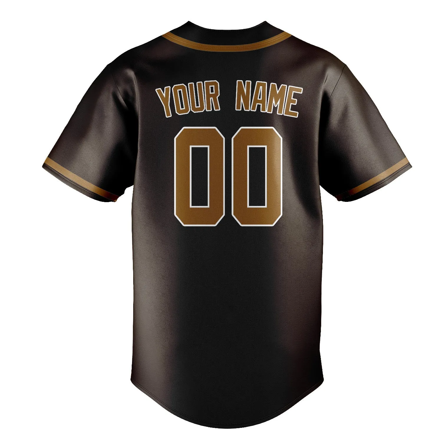 Custom Brown Khaki Baseball Jersey sold by Tailorly product image thumbnail 3