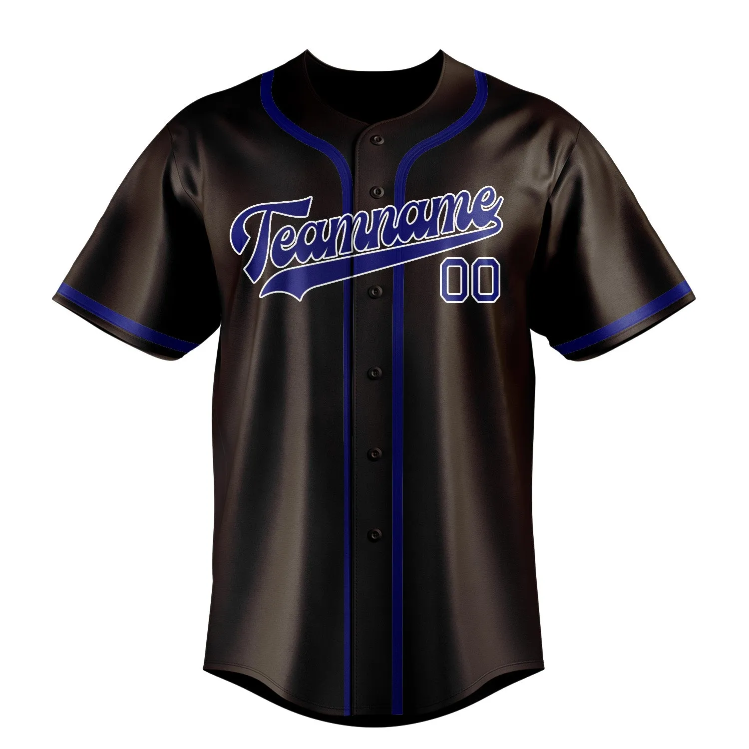Custom Brown Sky Blue Baseball Jersey sold by Tailorly product image thumbnail 2