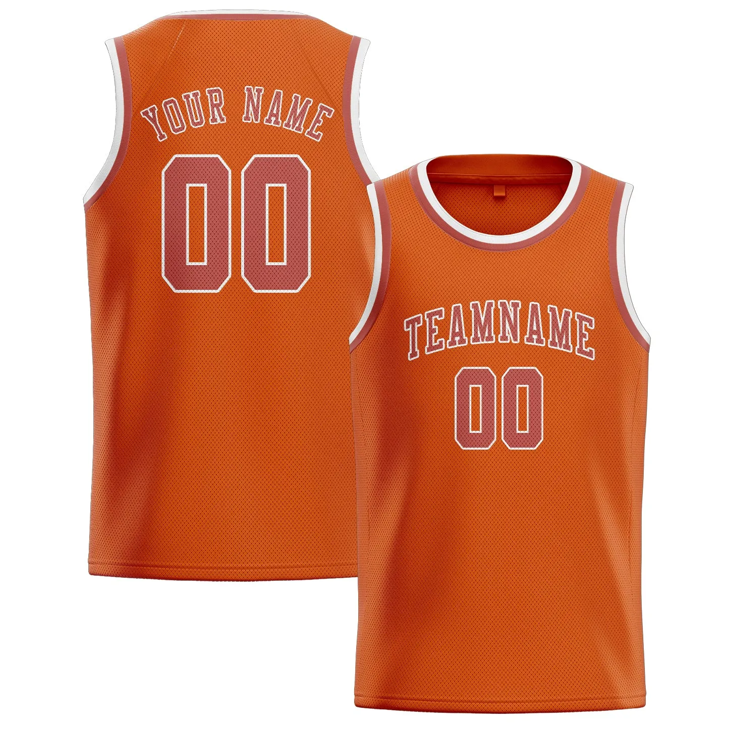 Custom Orange Copper Rose Basketball Jersey sold by Tailorly