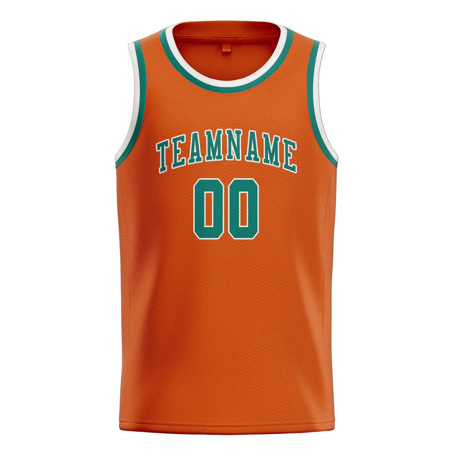 Custom Orange Blue Green Basketball Jersey sold by Tailorly product image thumbnail 3