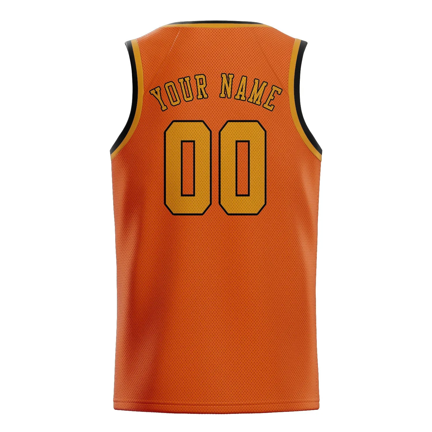 Custom Orange Yellow Basketball Jersey sold by Tailorly product image thumbnail 2