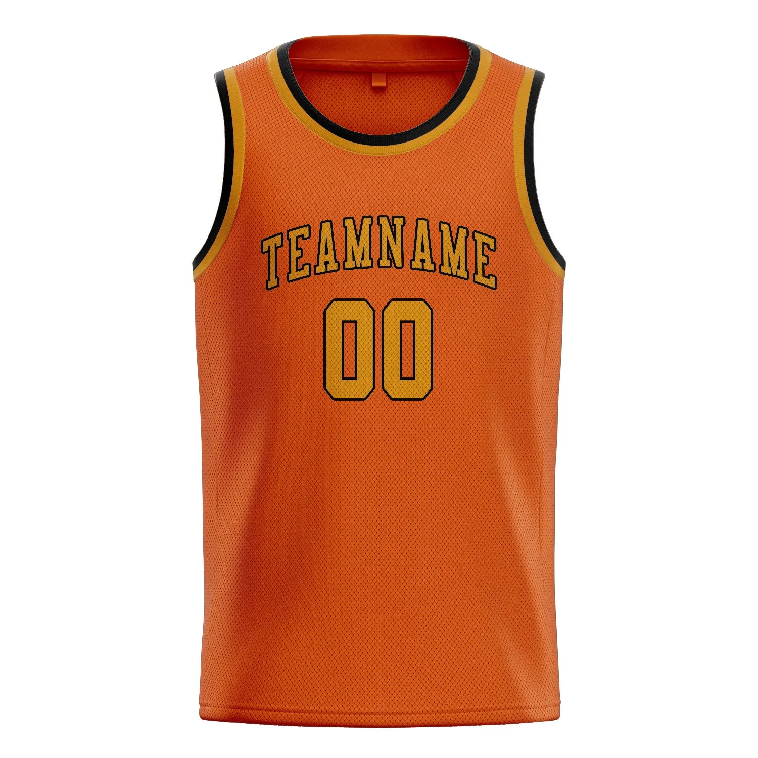 Custom Orange Yellow Basketball Jersey sold by Tailorly product image thumbnail 3