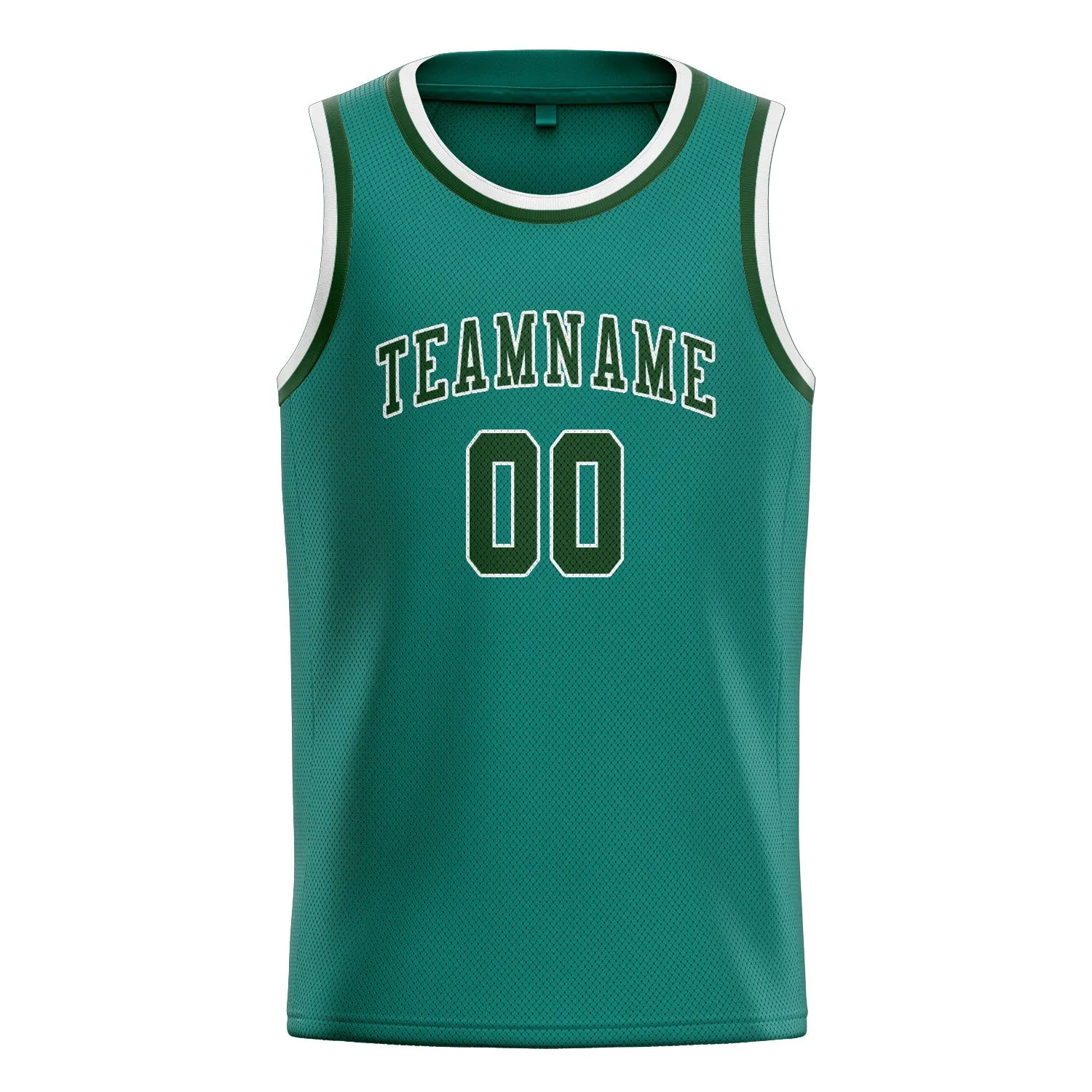 Custom Blue Green Dark Green Basketball Jersey sold by Tailorly product image thumbnail 3