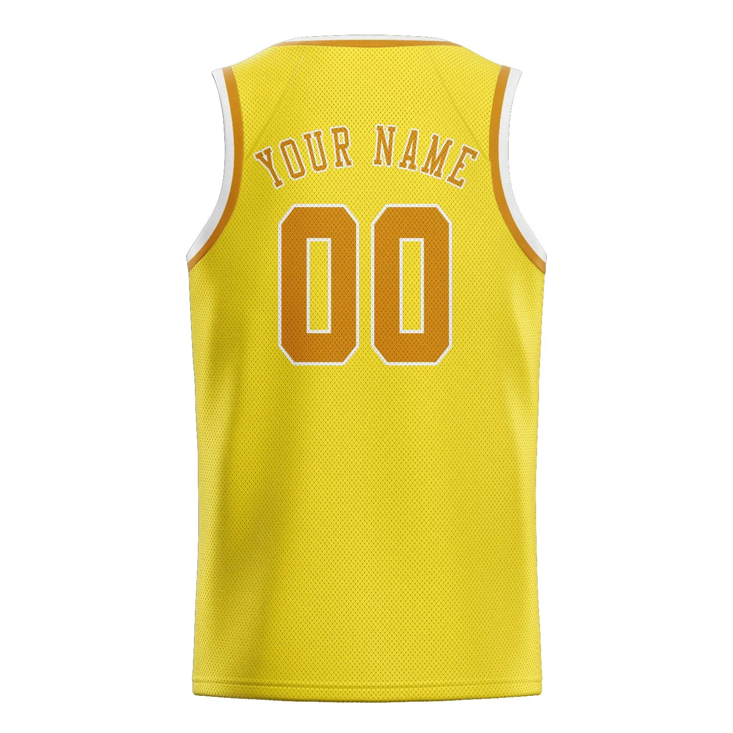 Custom Light Yellow Yellow Basketball Jersey sold by Tailorly product image thumbnail 2