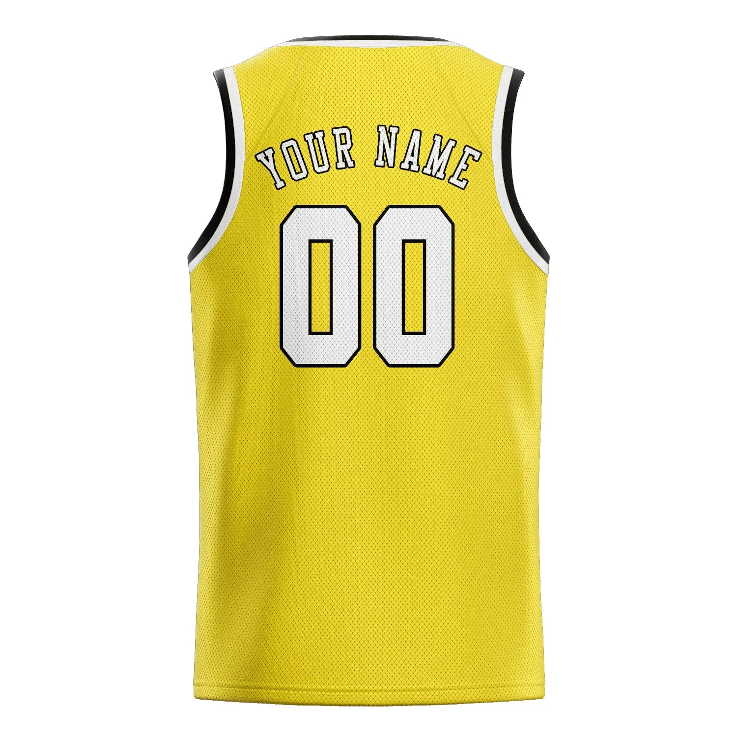 Custom Light Yellow White Basketball Jersey sold by Tailorly product image thumbnail 2