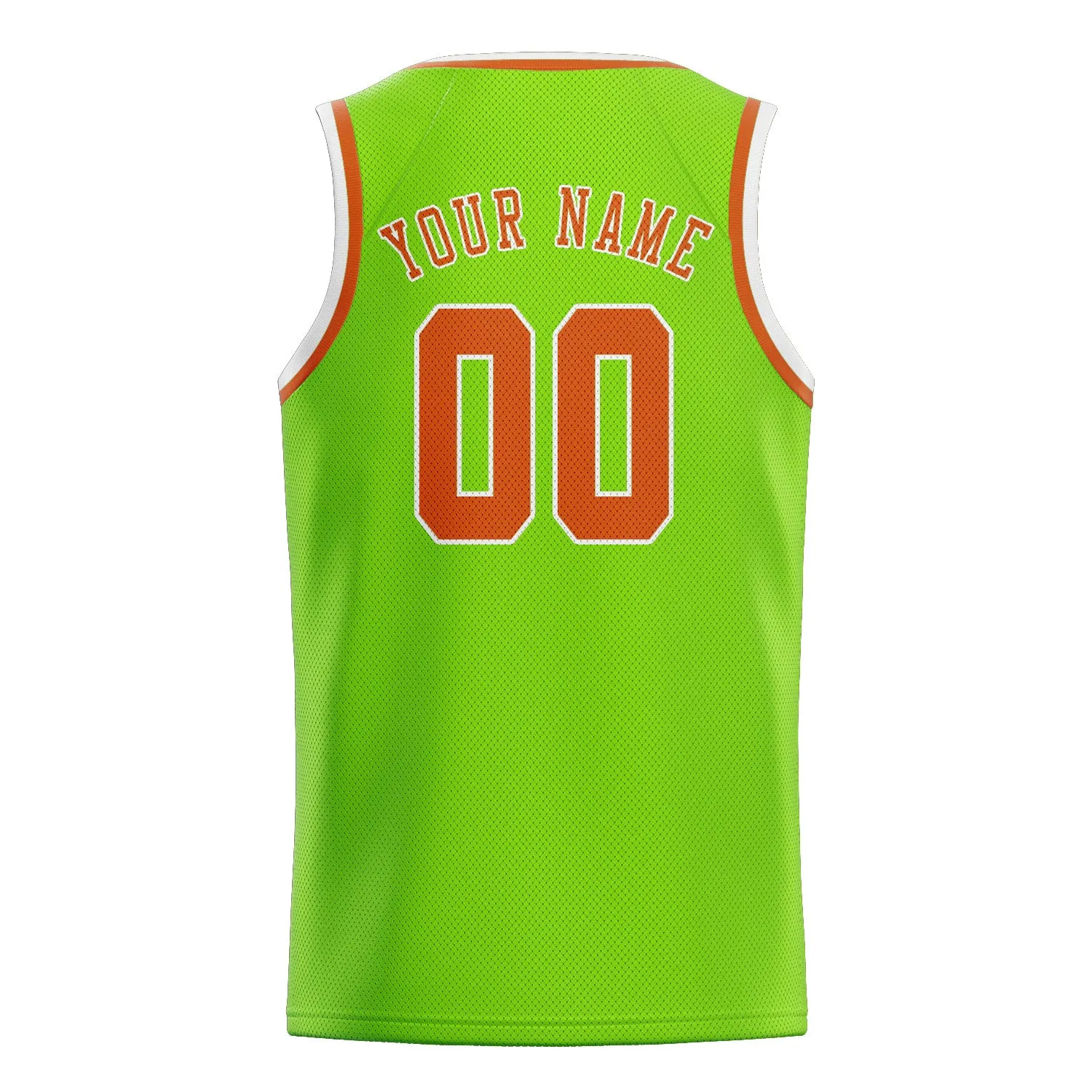 Custom Emerald Green Orange Basketball Jersey sold by Tailorly product image thumbnail 2