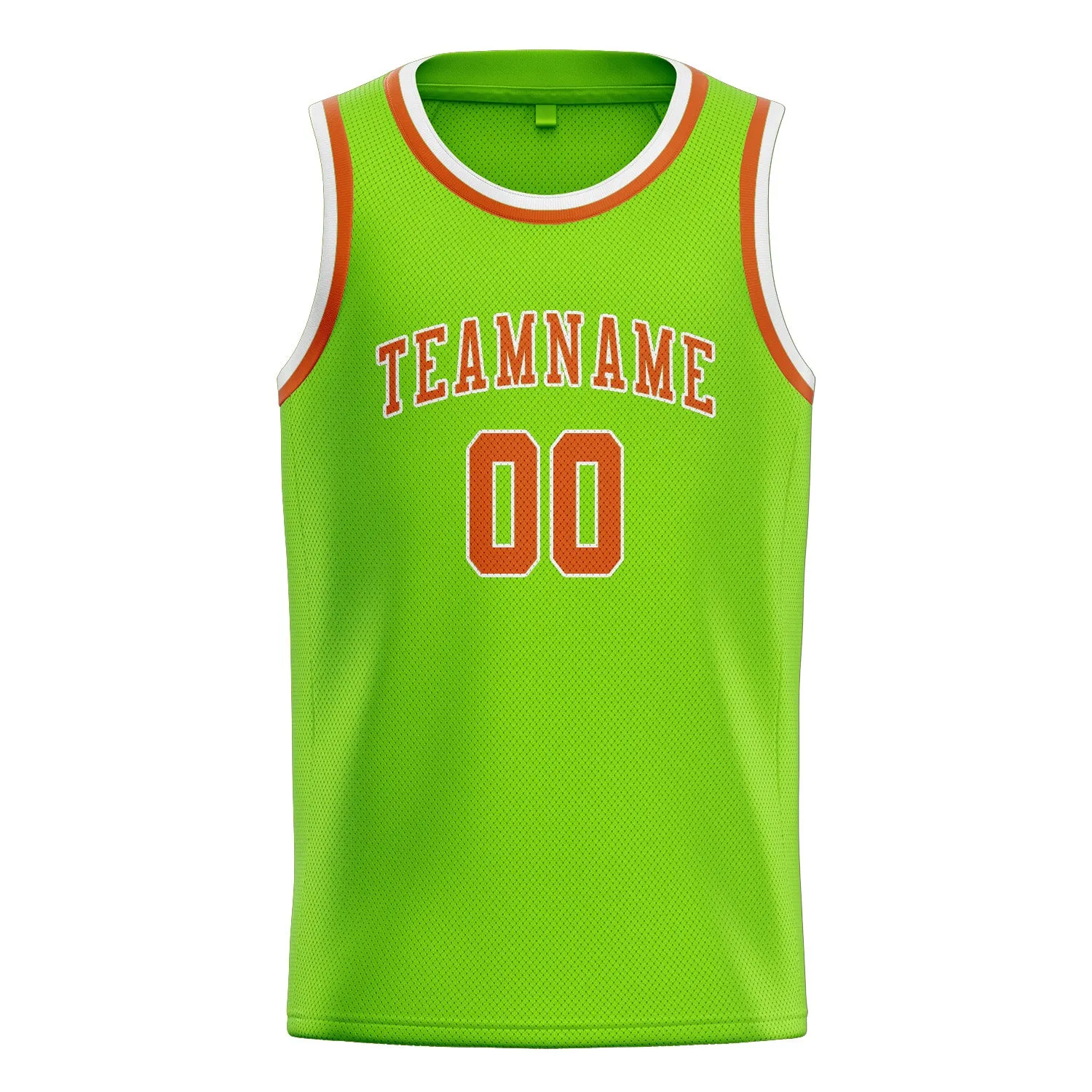 Custom Emerald Green Orange Basketball Jersey sold by Tailorly product image thumbnail 3