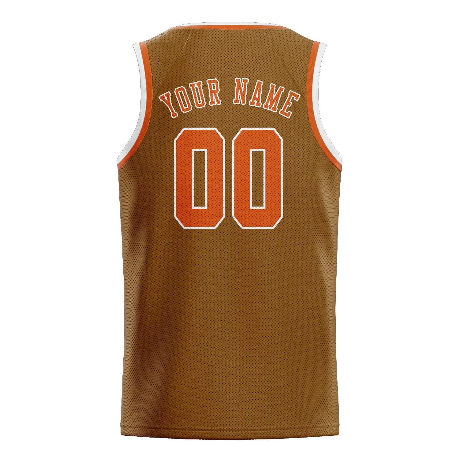 Custom Khaki Orange Basketball Jersey sold by Tailorly product image thumbnail 2