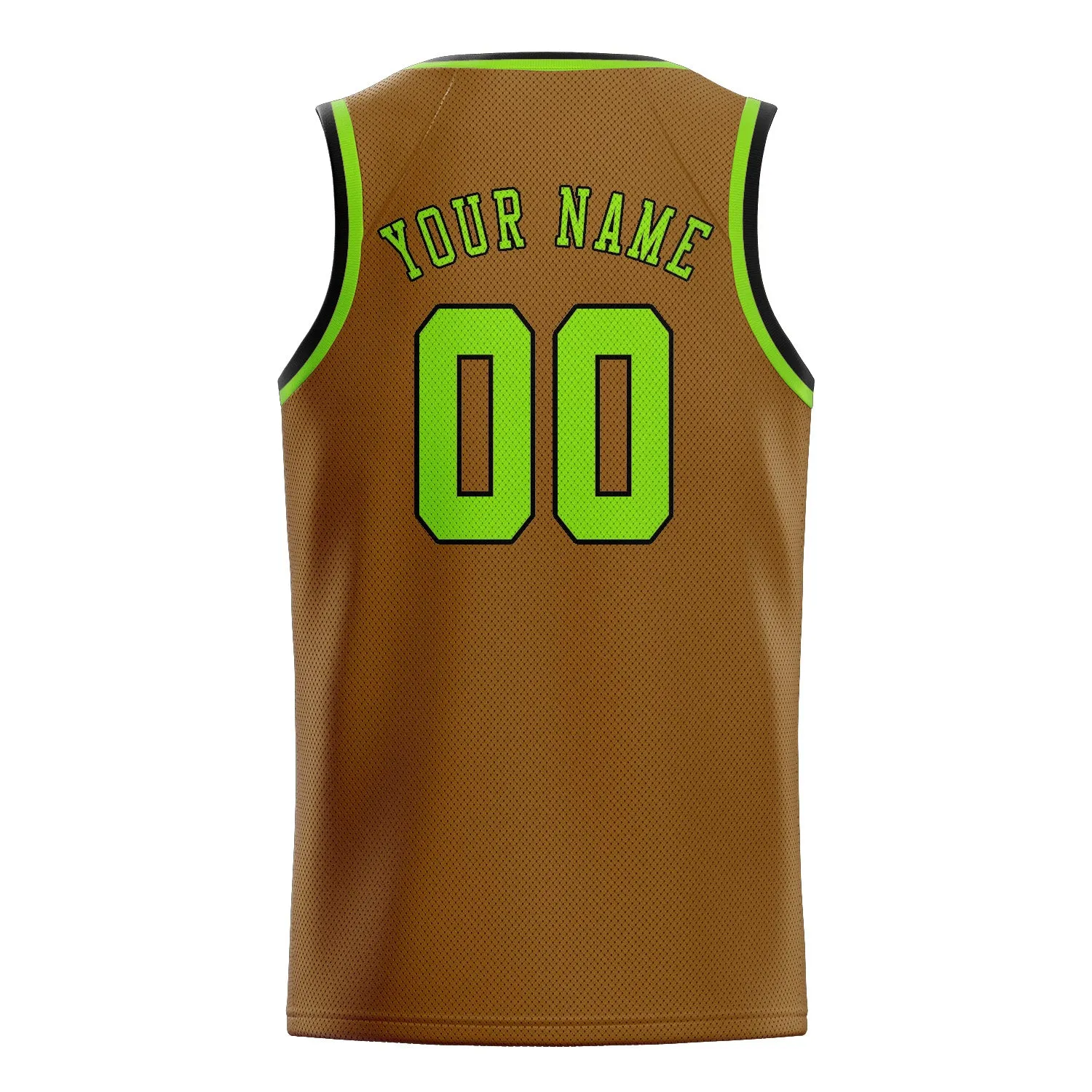 Custom Khaki Emerald Green Basketball Jersey sold by Tailorly product image thumbnail 2