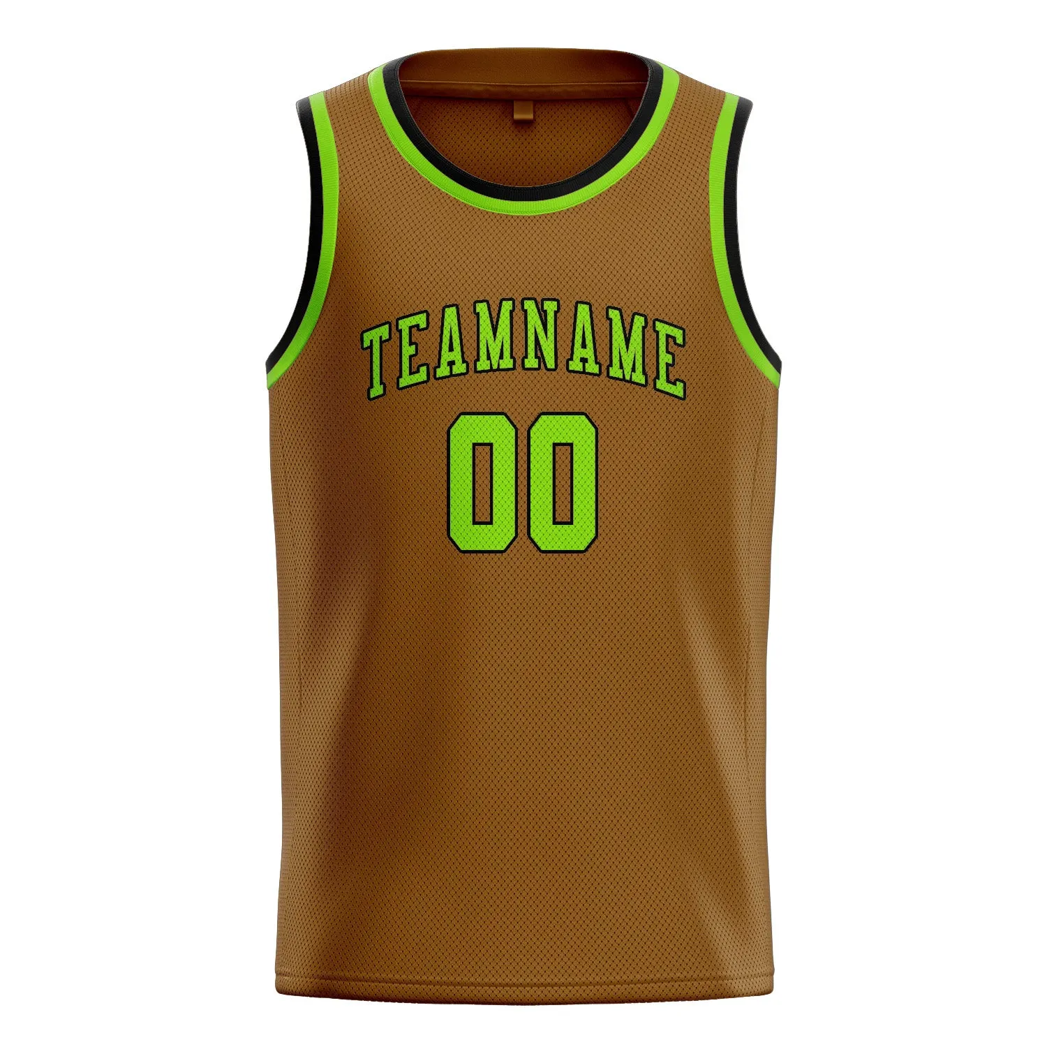 Custom Khaki Emerald Green Basketball Jersey sold by Tailorly product image thumbnail 3