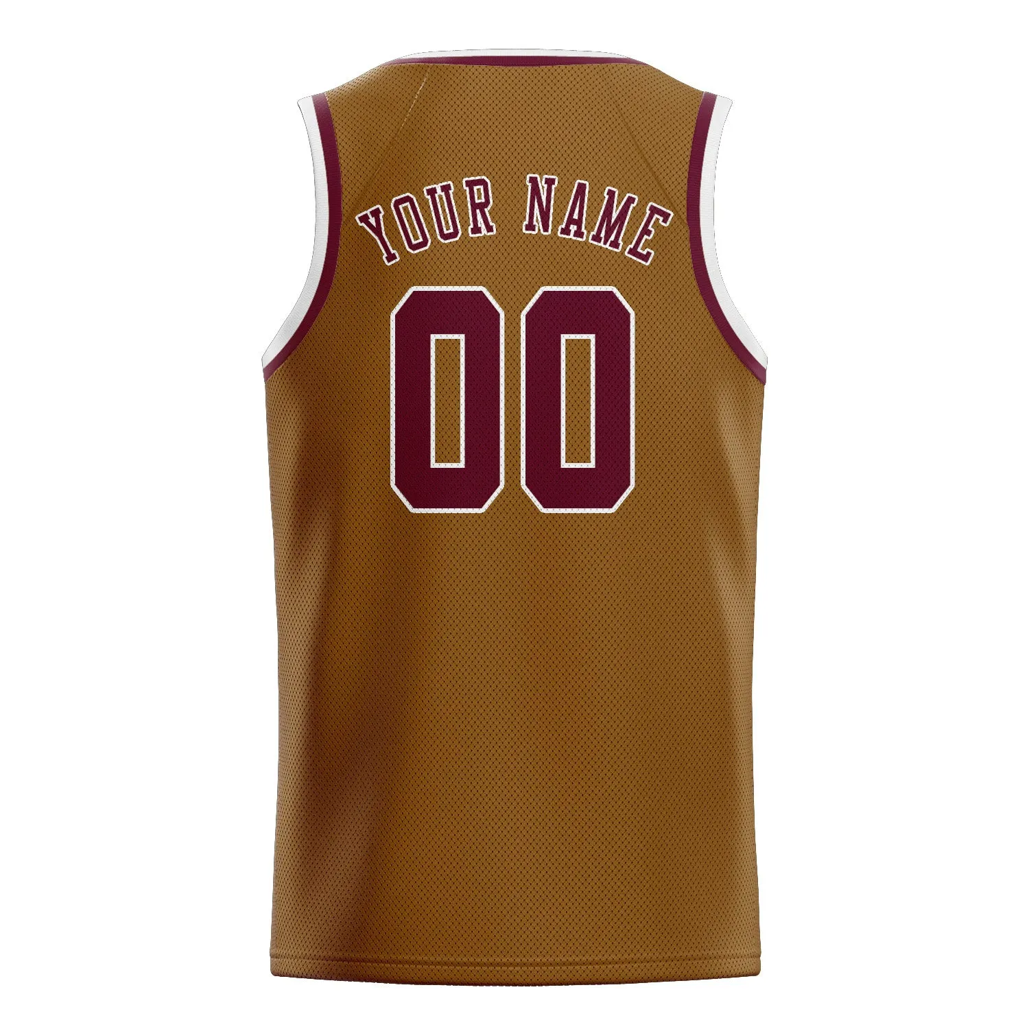 Custom Khaki Crimson Red Basketball Jersey sold by Tailorly product image thumbnail 2