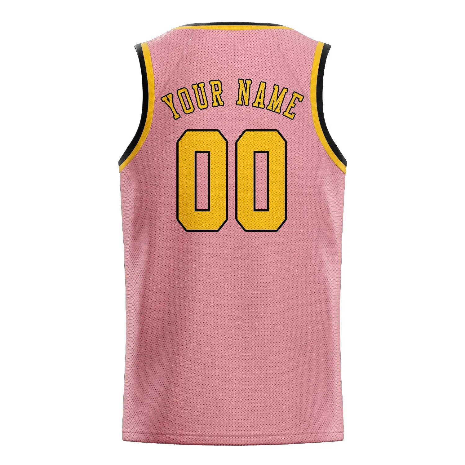 Custom Light Pink Gold Basketball Jersey sold by Tailorly product image thumbnail 2