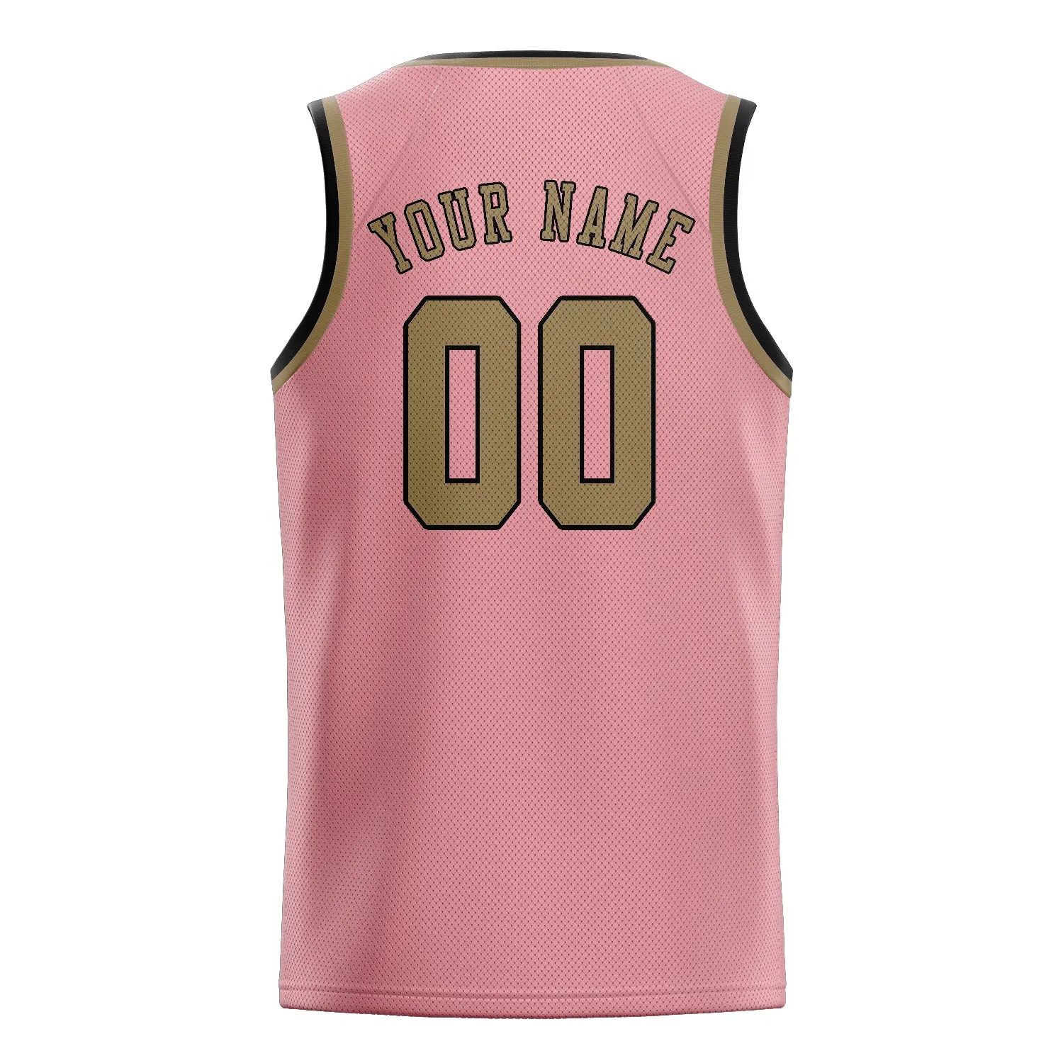 Custom Light Pink Light Khaki Basketball Jersey sold by Tailorly product image thumbnail 2