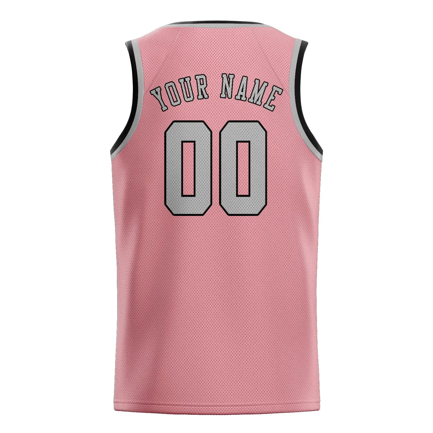 Custom Light Pink Gray Basketball Jersey sold by Tailorly product image thumbnail 2