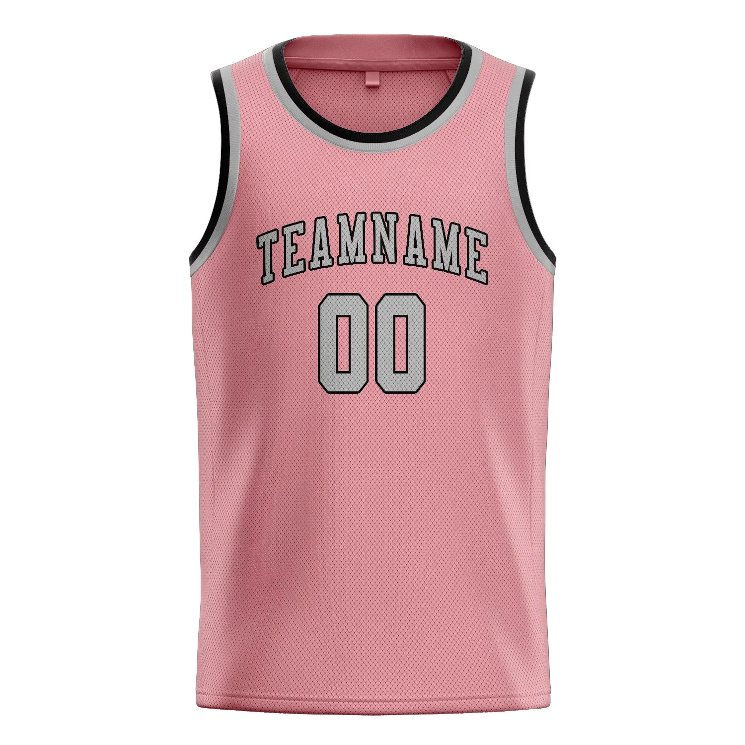 Custom Light Pink Gray Basketball Jersey sold by Tailorly product image thumbnail 3