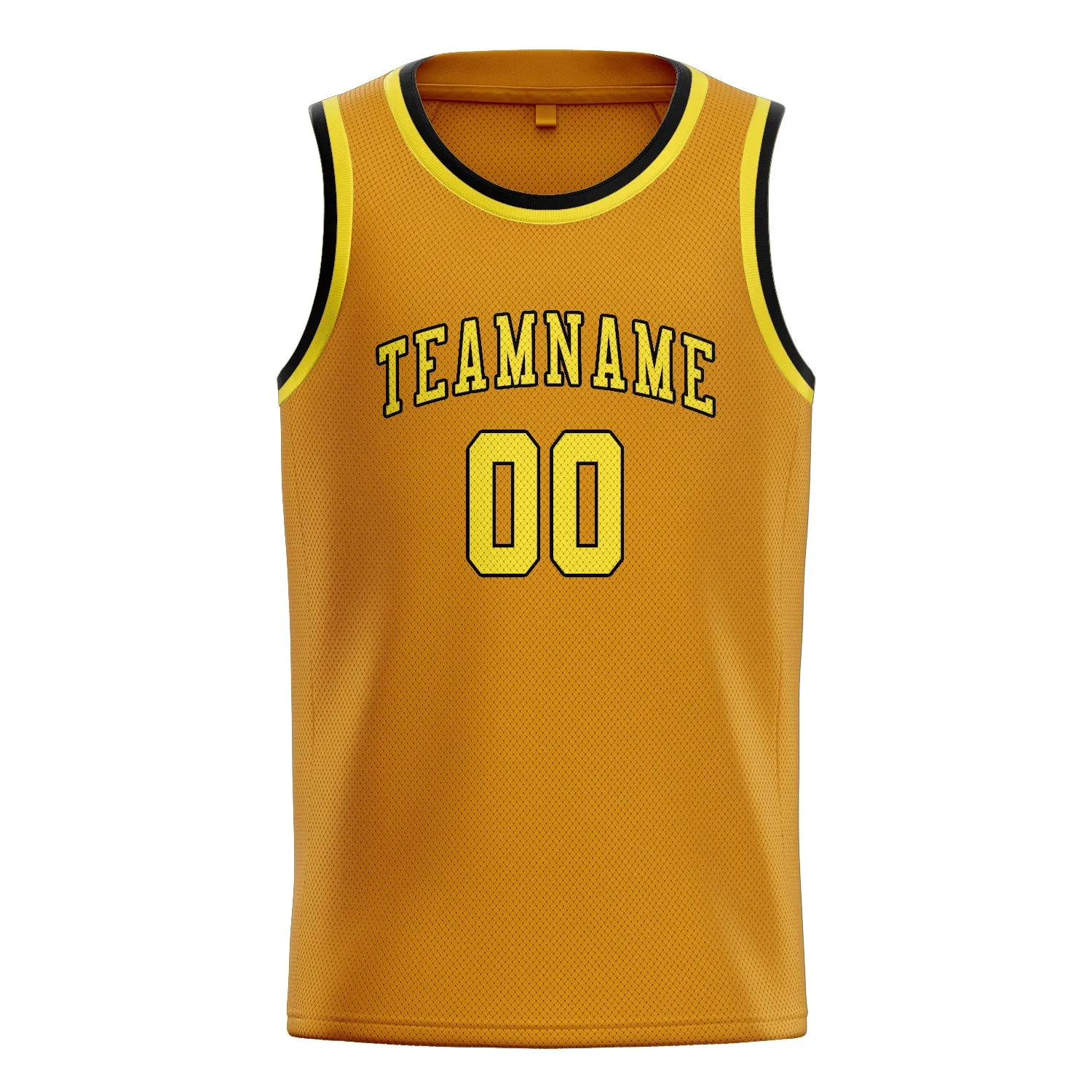 Custom Yellow Light Yellow Basketball Jersey sold by Tailorly product image thumbnail 3