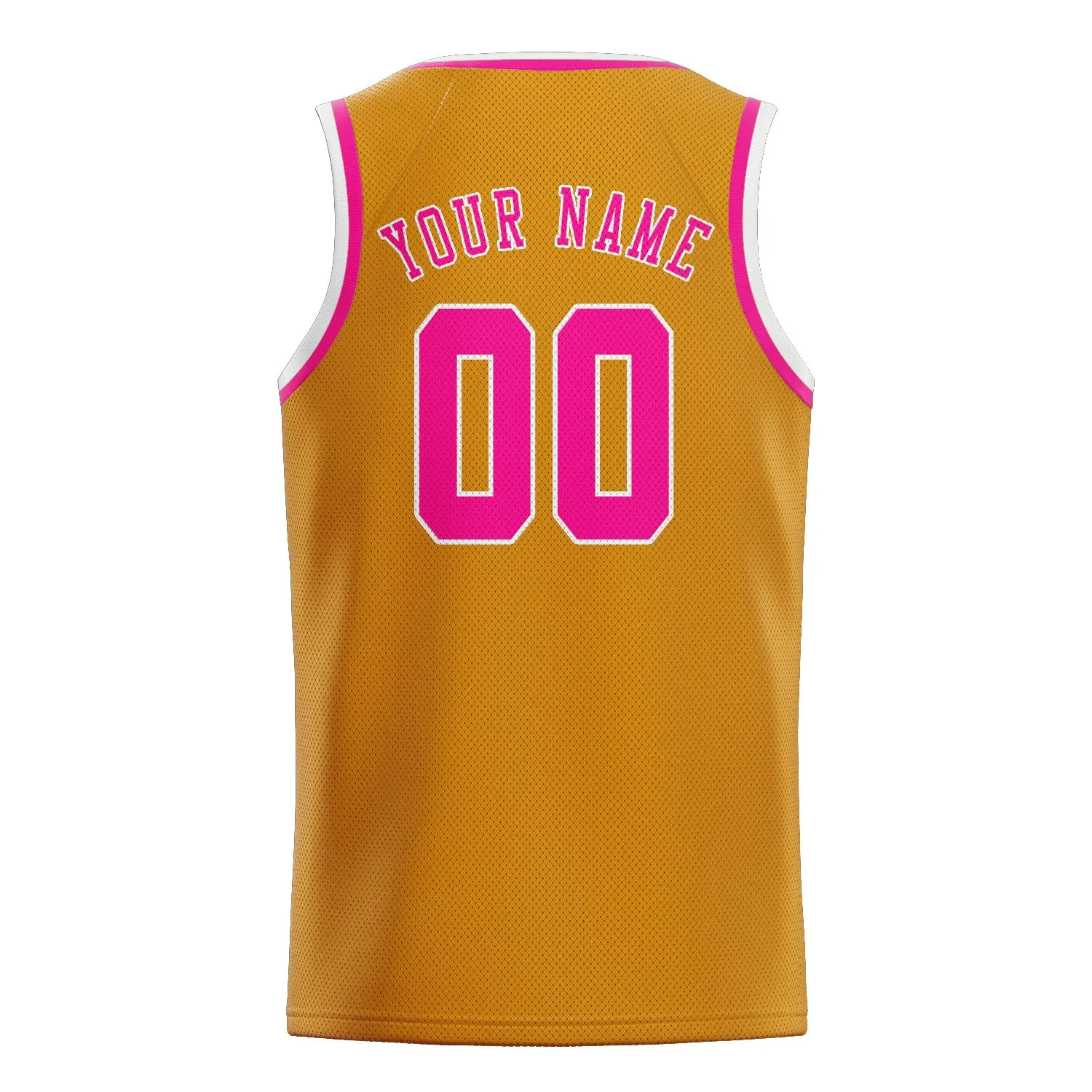 Custom Yellow Pink Basketball Jersey sold by Tailorly product image thumbnail 2