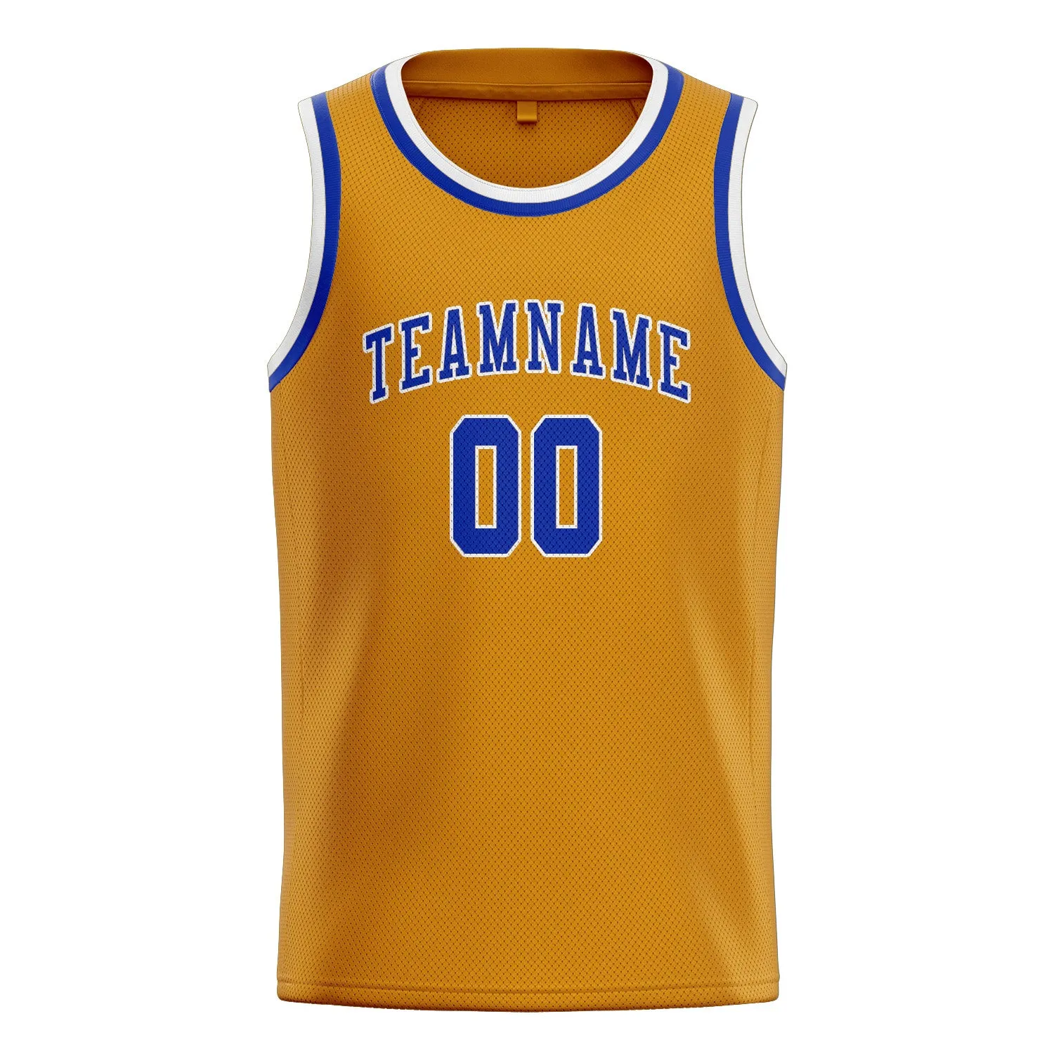 Custom Yellow Sky Blue Basketball Jersey sold by Tailorly product image thumbnail 3