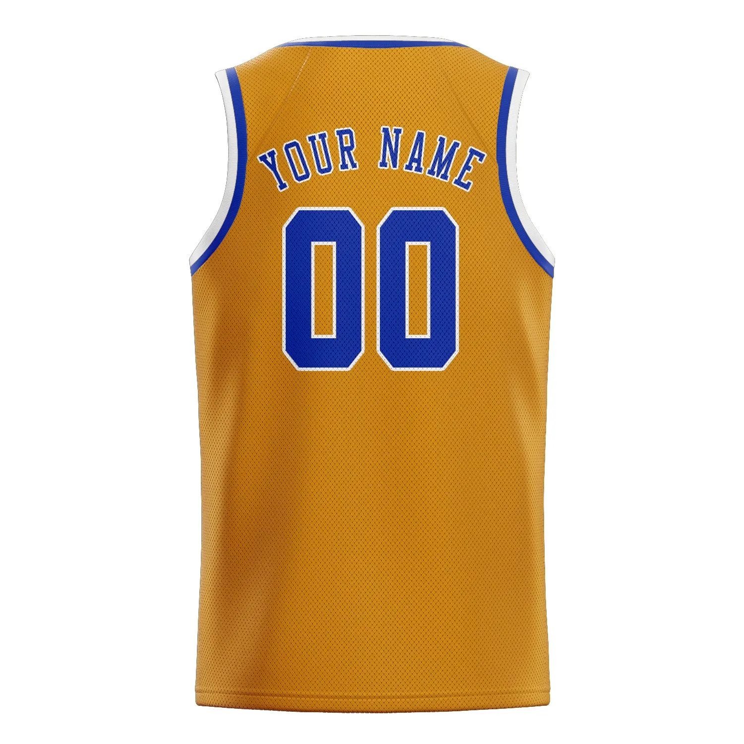 Custom Yellow Sky Blue Basketball Jersey sold by Tailorly product image thumbnail 2