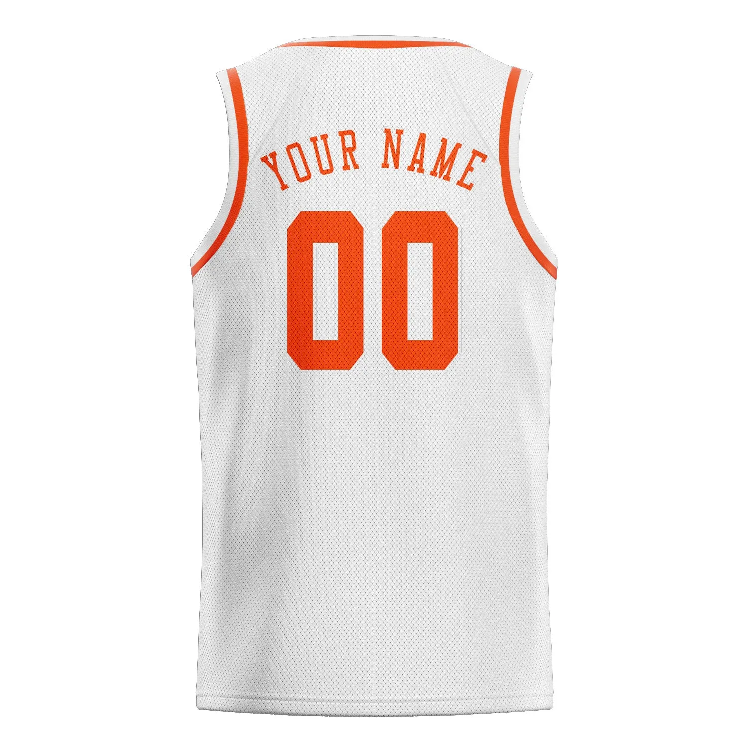 Custom White Orange Red Basketball Jersey sold by Tailorly product image thumbnail 2