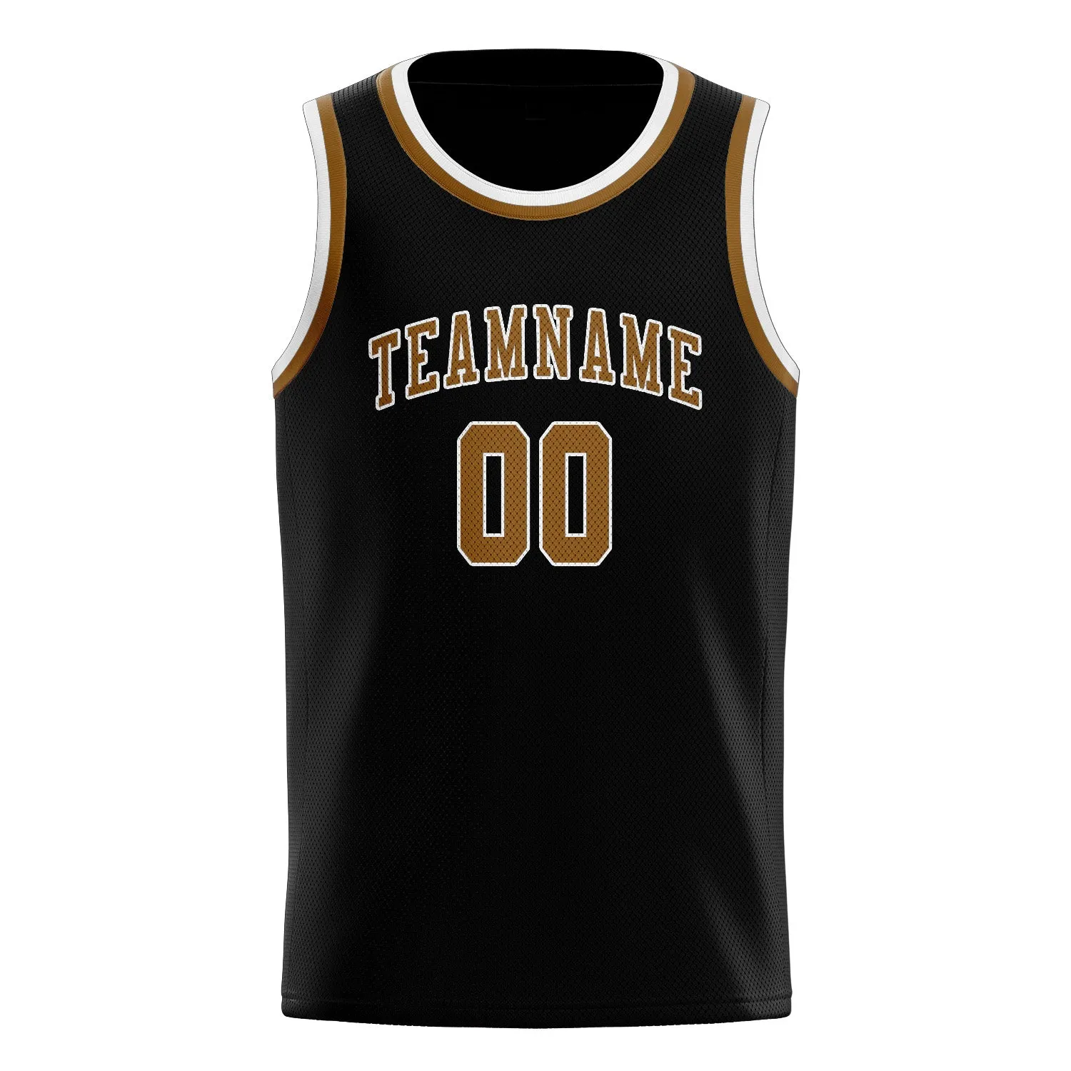 Custom Black Khaki Basketball Jersey sold by Tailorly product image thumbnail 3