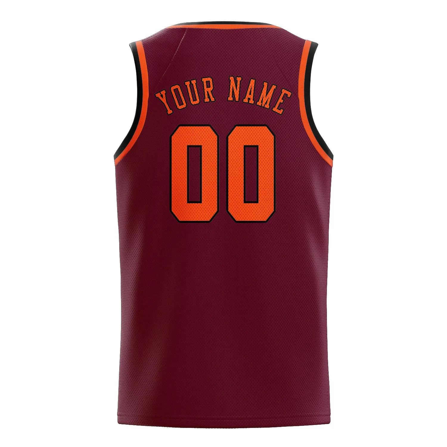 Custom Crimson Red Orange Red Basketball Jersey sold by Tailorly product image thumbnail 2
