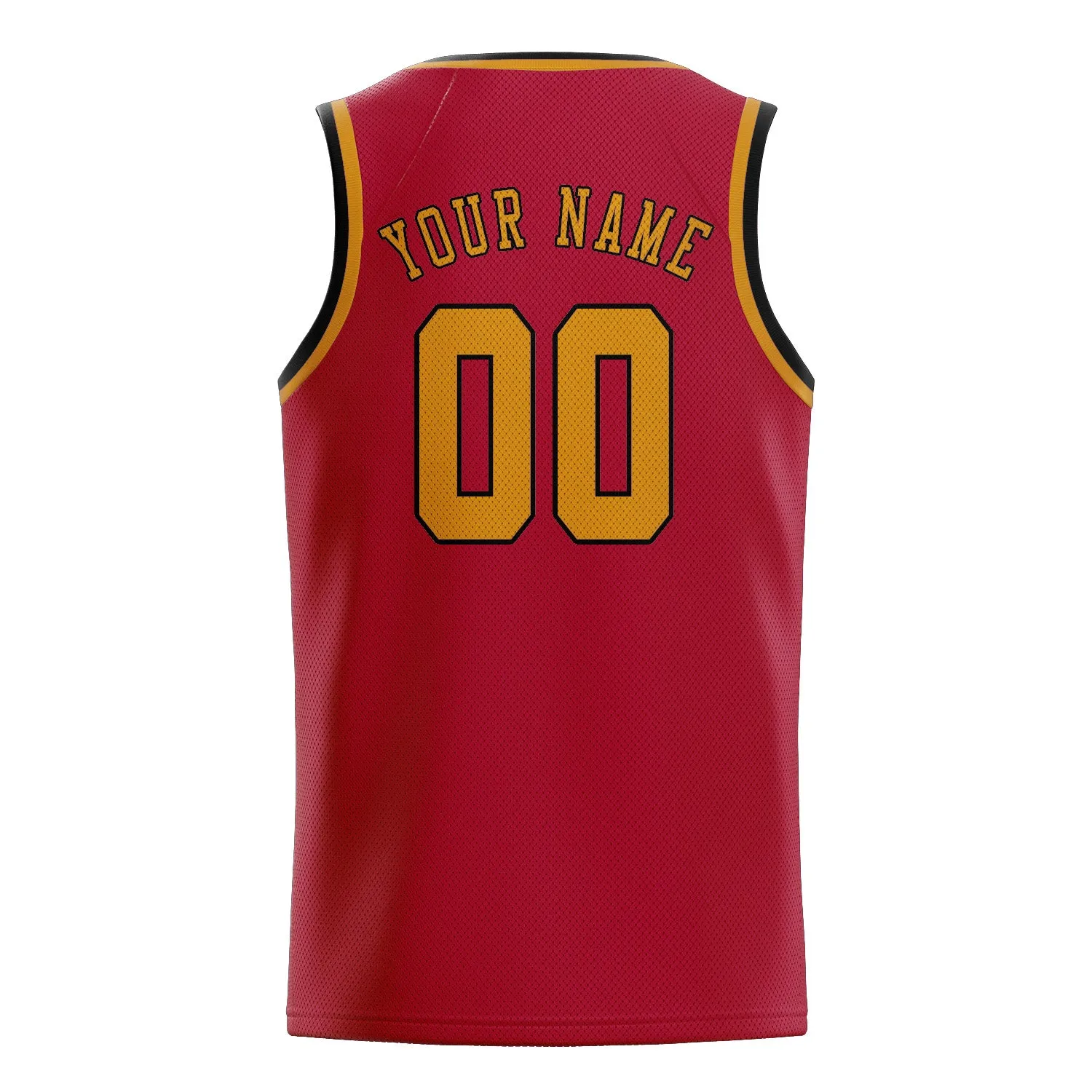 Custom Red Yellow Basketball Jersey sold by Tailorly product image thumbnail 2