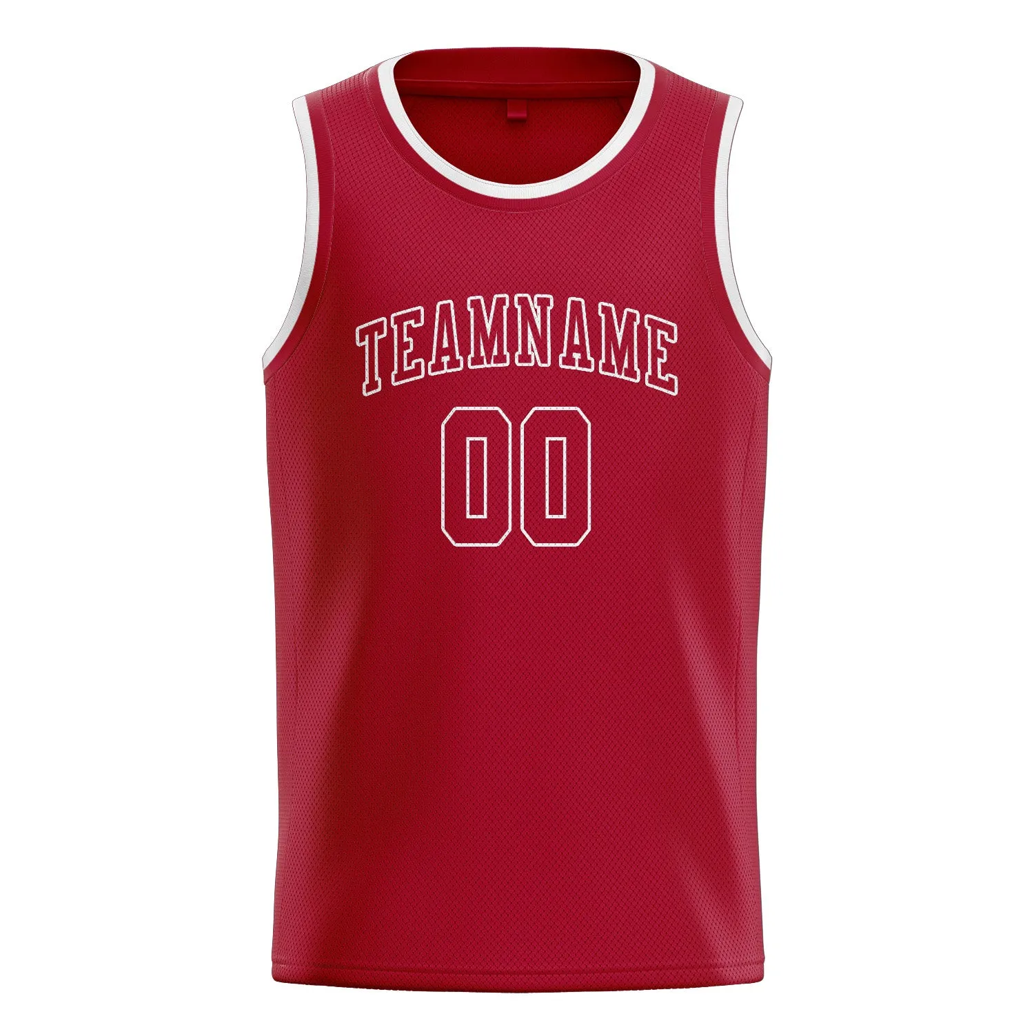 Custom Red Red Basketball Jersey sold by Tailorly product image thumbnail 3