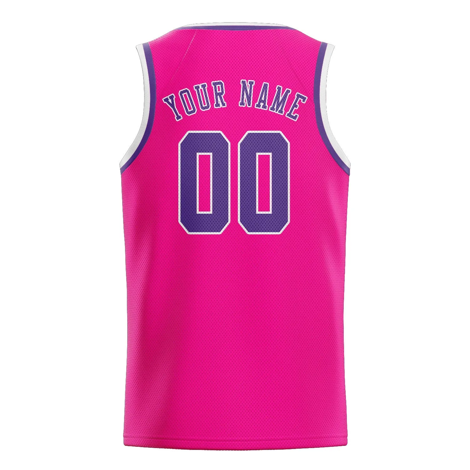 Custom Pink Light Purple Basketball Jersey sold by Tailorly product image thumbnail 2